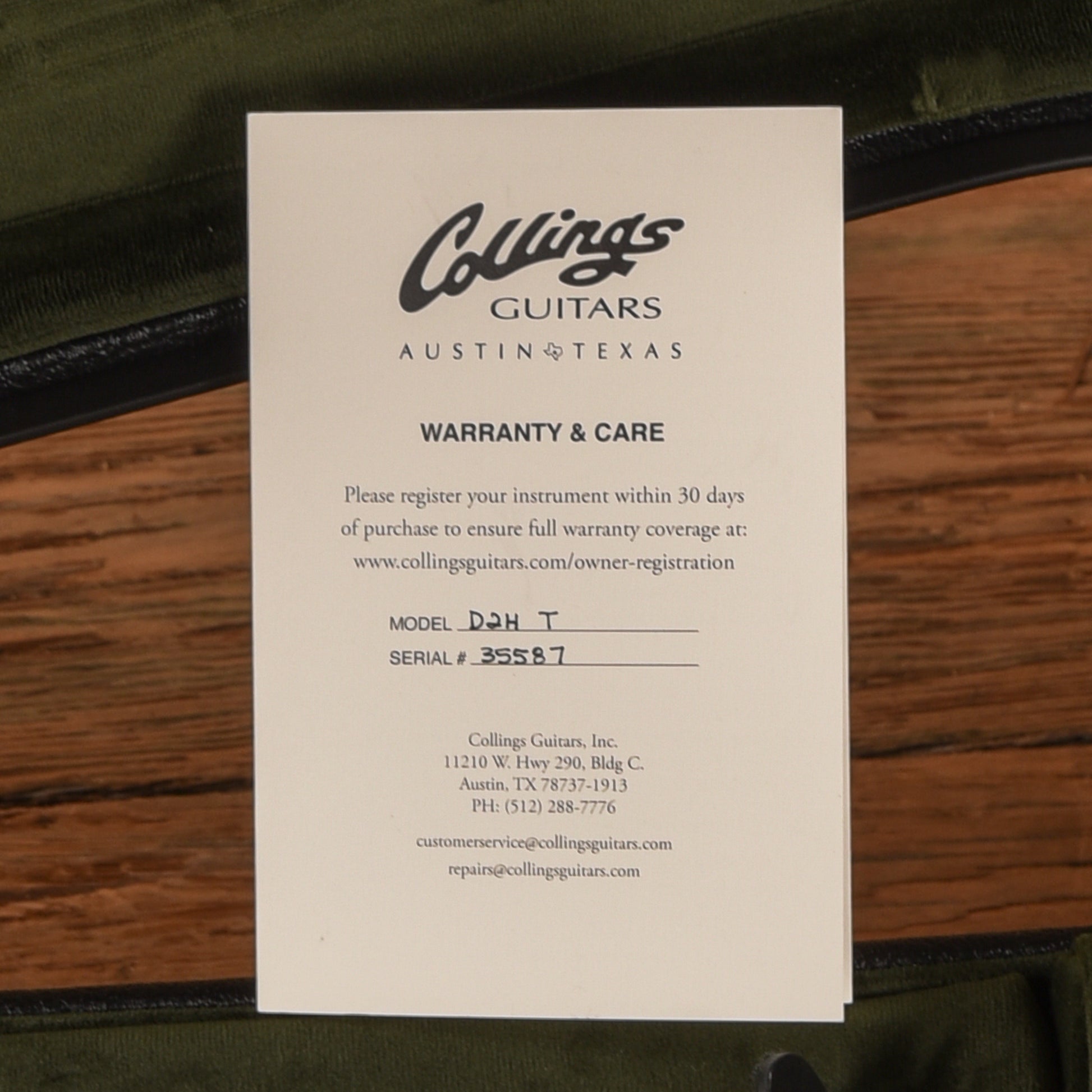 Collings D2H T OGS Natural 2025 Acoustic Guitars