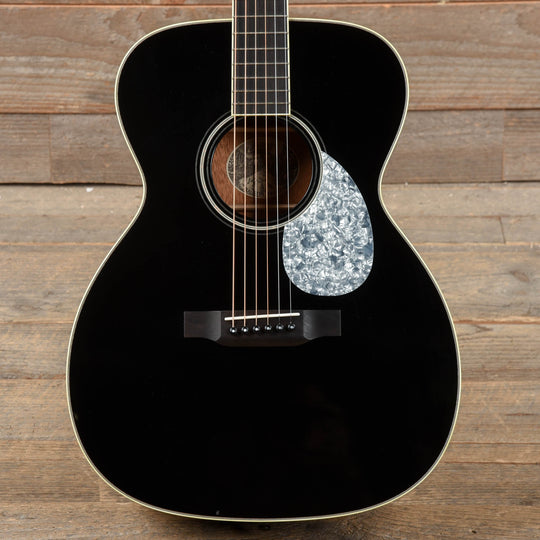 Collings OM1 Jet Black Top Doghair Back/Sides w/Pearloid Pickguard Acoustic Guitars / OM and Auditorium