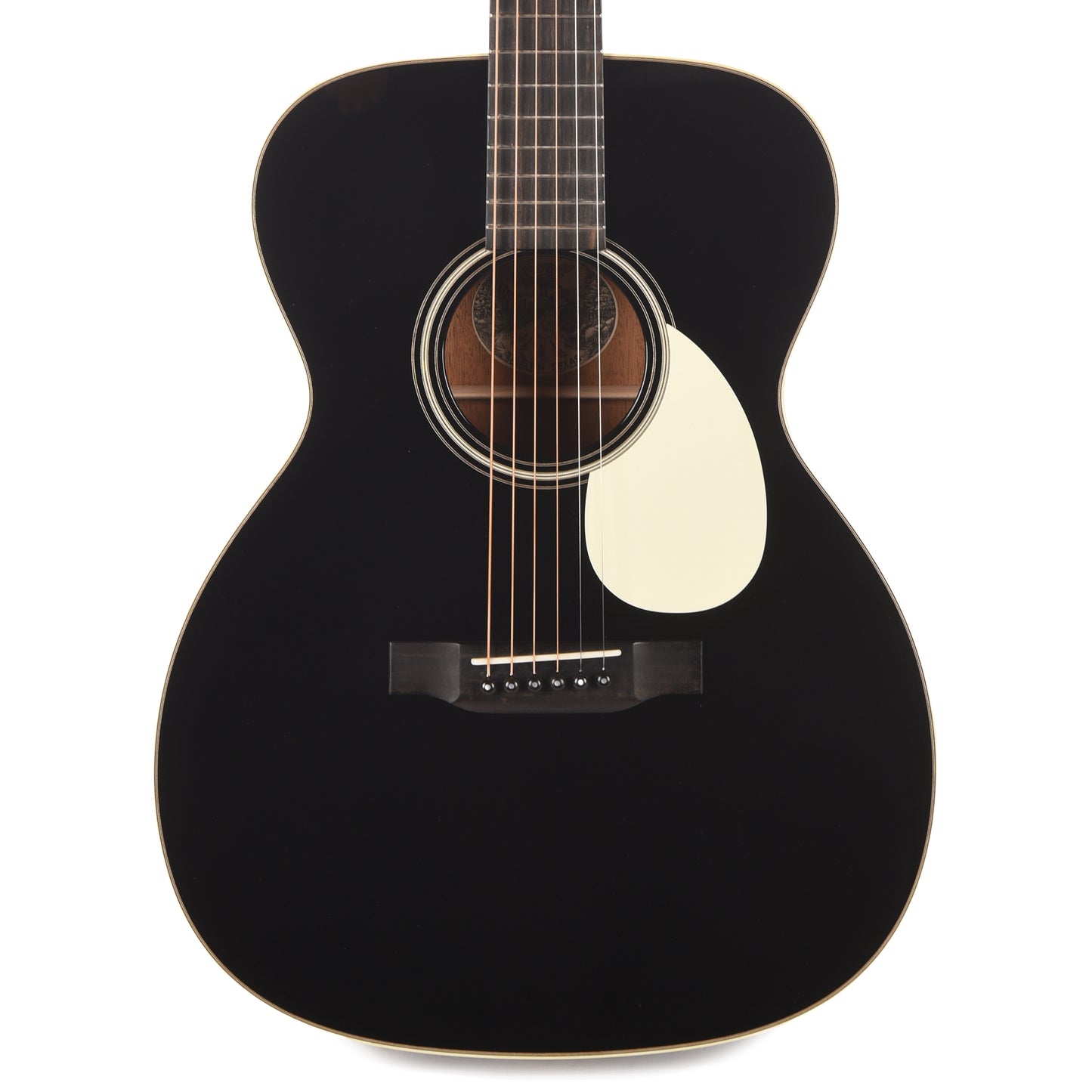 Collings OM1 Torrefied Sitka/Mahogany Jet Black w/Ivoroid Binding & Pickguard Acoustic Guitars / OM and Auditorium