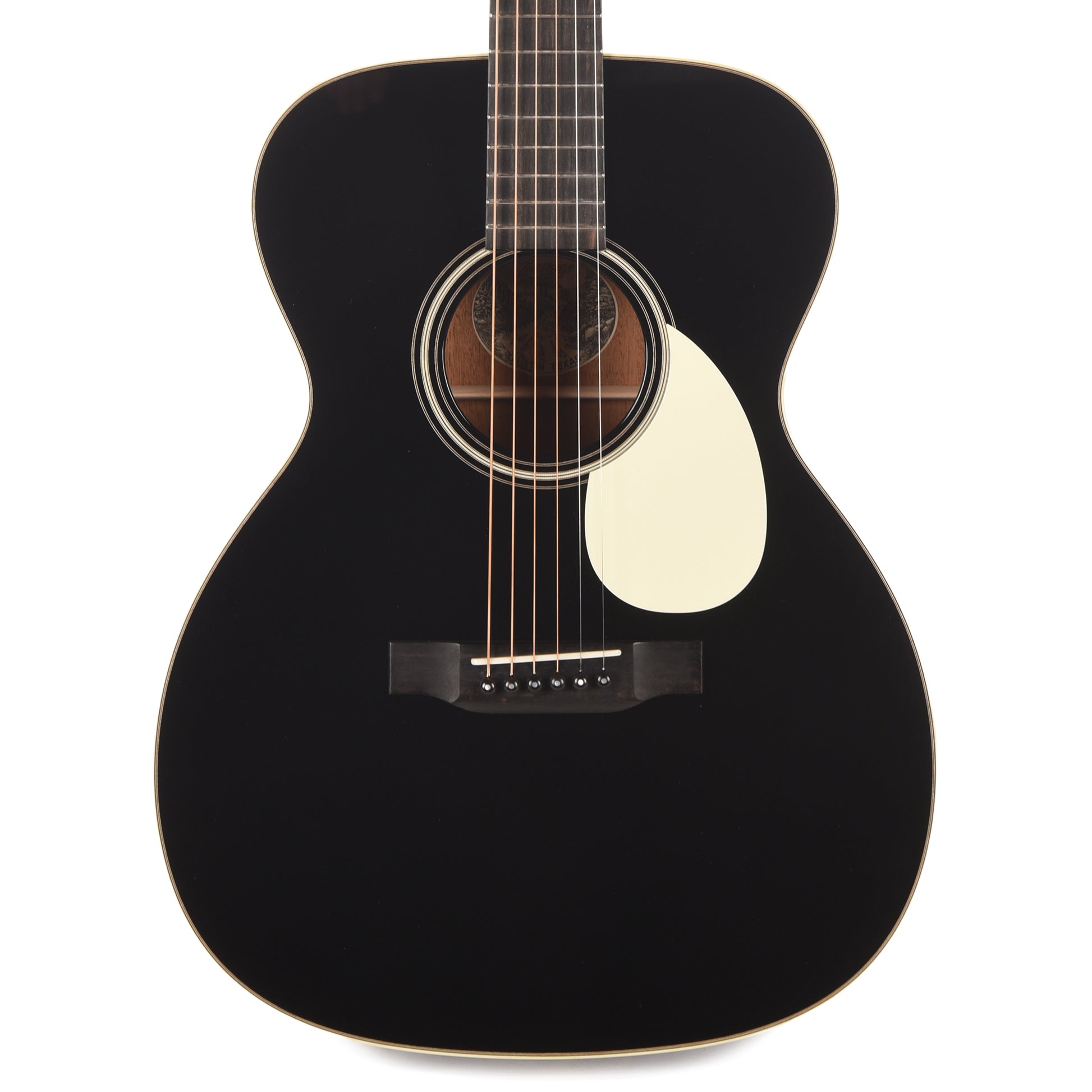 Collings OM1 Torrefied Sitka/Mahogany Jet Black w/Ivoroid Binding & Pickguard Acoustic Guitars / OM and Auditorium