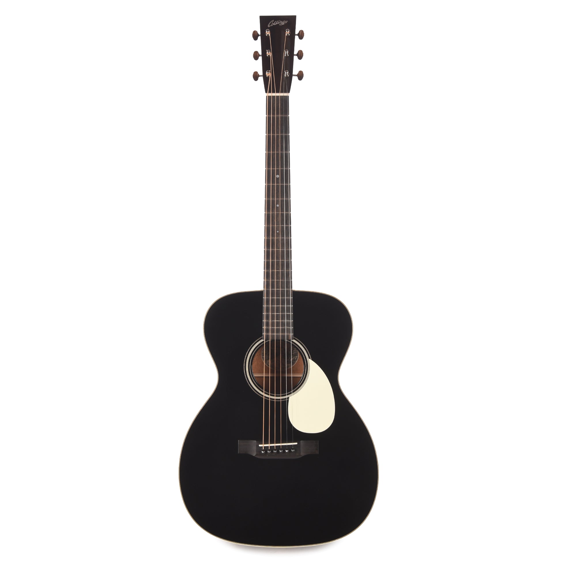 Collings OM1 Torrefied Sitka/Mahogany Jet Black w/Ivoroid Binding & Pickguard Acoustic Guitars / OM and Auditorium