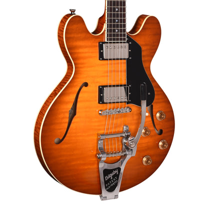 Collings I-35 LC Iced Tea Sunburst w/Bigsby & Lollar Low Wind Humbuckers Electric Guitars
