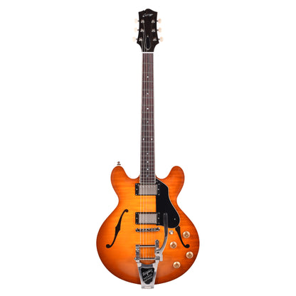 Collings I-35 LC Iced Tea Sunburst w/Bigsby & Lollar Low Wind Humbuckers Electric Guitars