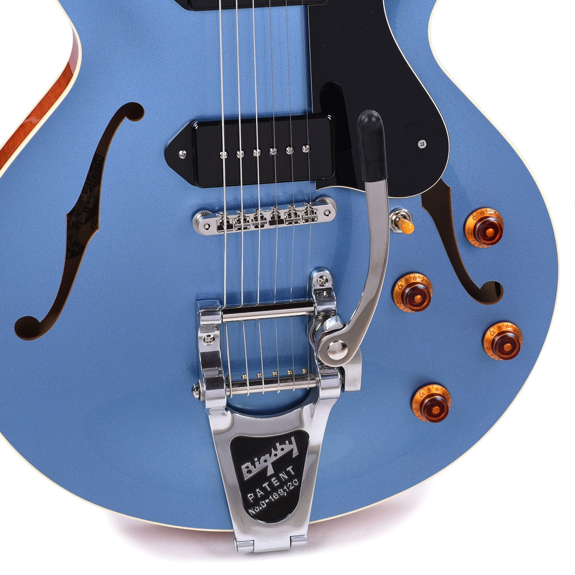 Collings I-30 LC Pelham Blue Top w/Bigsby Electric Guitars / Semi-Hollow