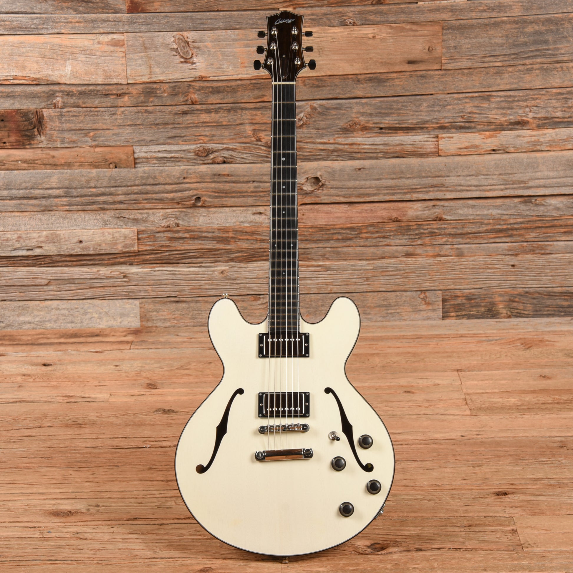 Collings I-35 Deluxe Vintage White Electric Guitars / Semi-Hollow