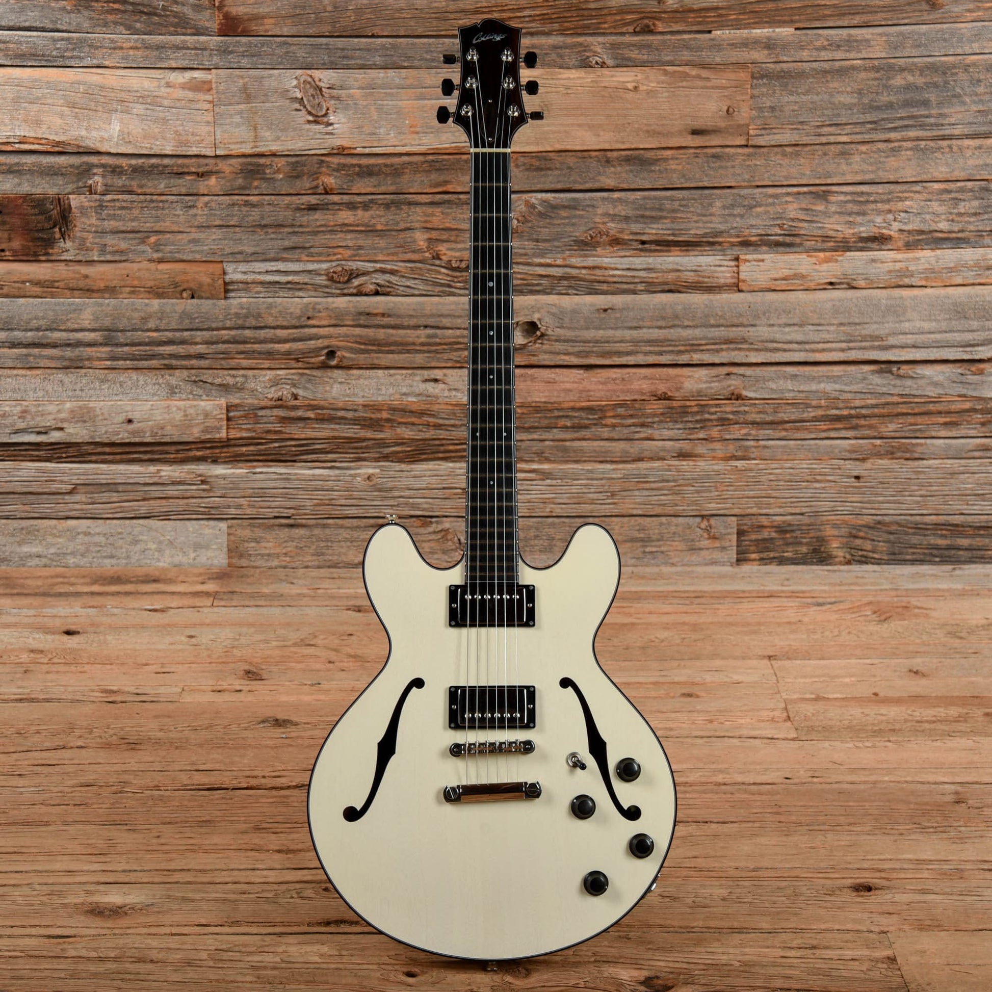 Collings I-35 Deluxe Vintage White Electric Guitars / Semi-Hollow
