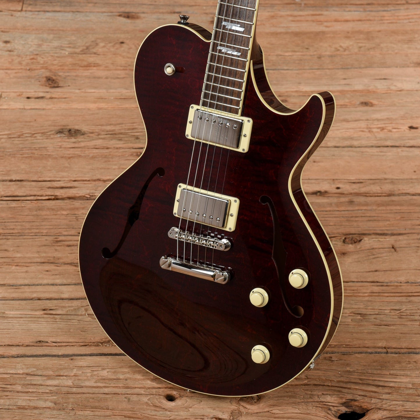 Collings SoCo LC Deluxe Merlot Electric Guitars / Semi-Hollow