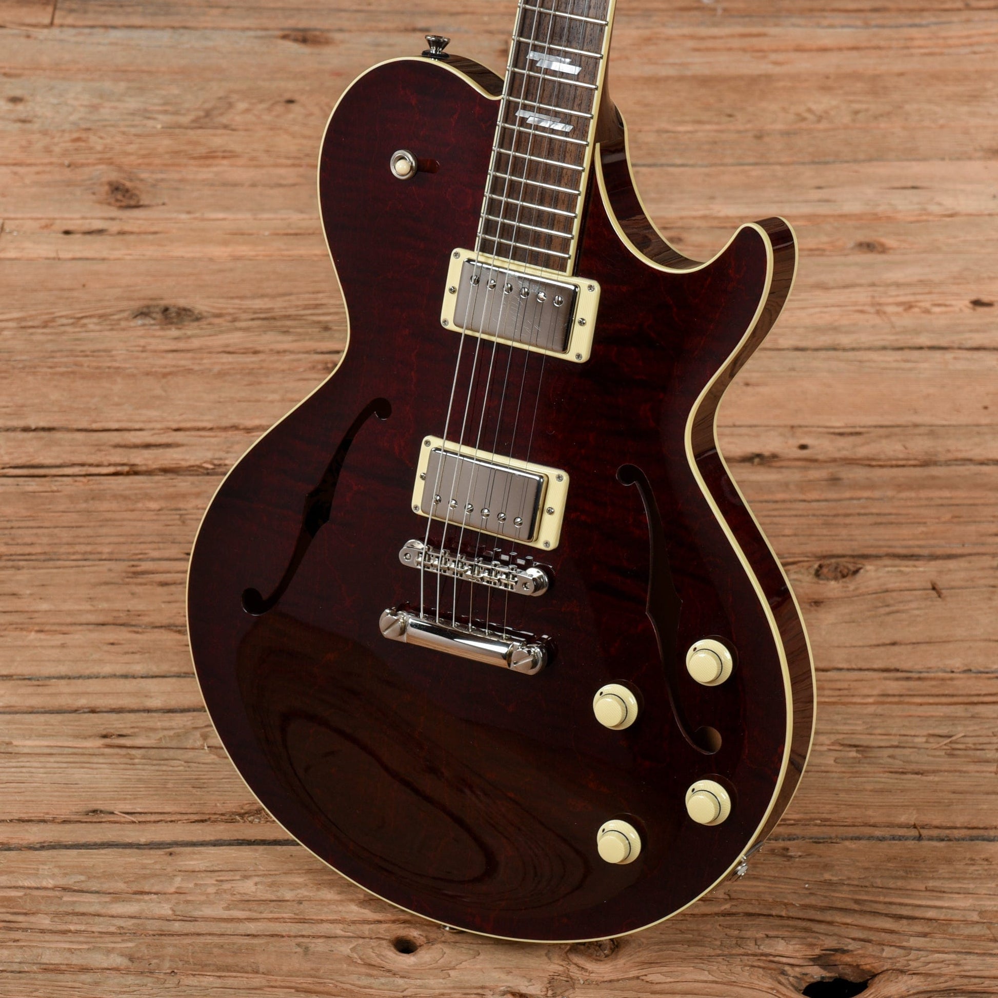 Collings SoCo LC Deluxe Merlot Electric Guitars / Semi-Hollow