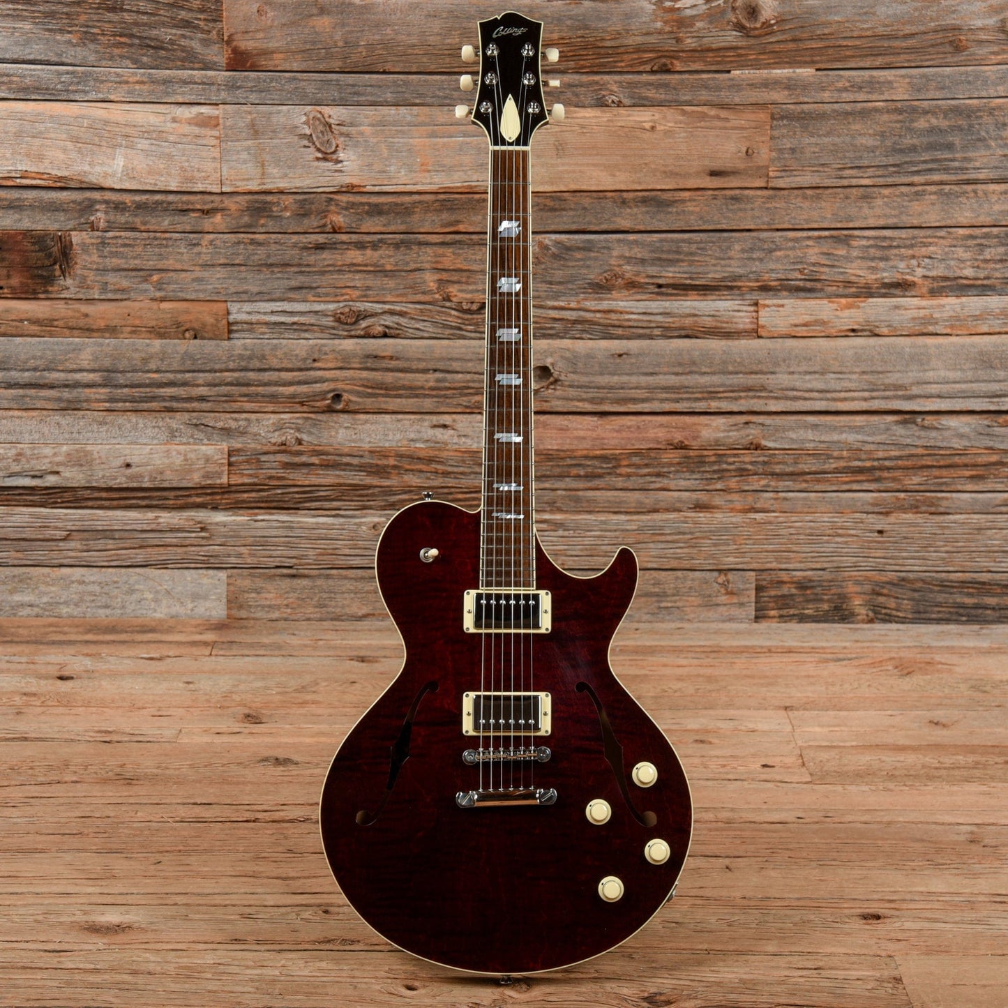 Collings SoCo LC Deluxe Merlot Electric Guitars / Semi-Hollow