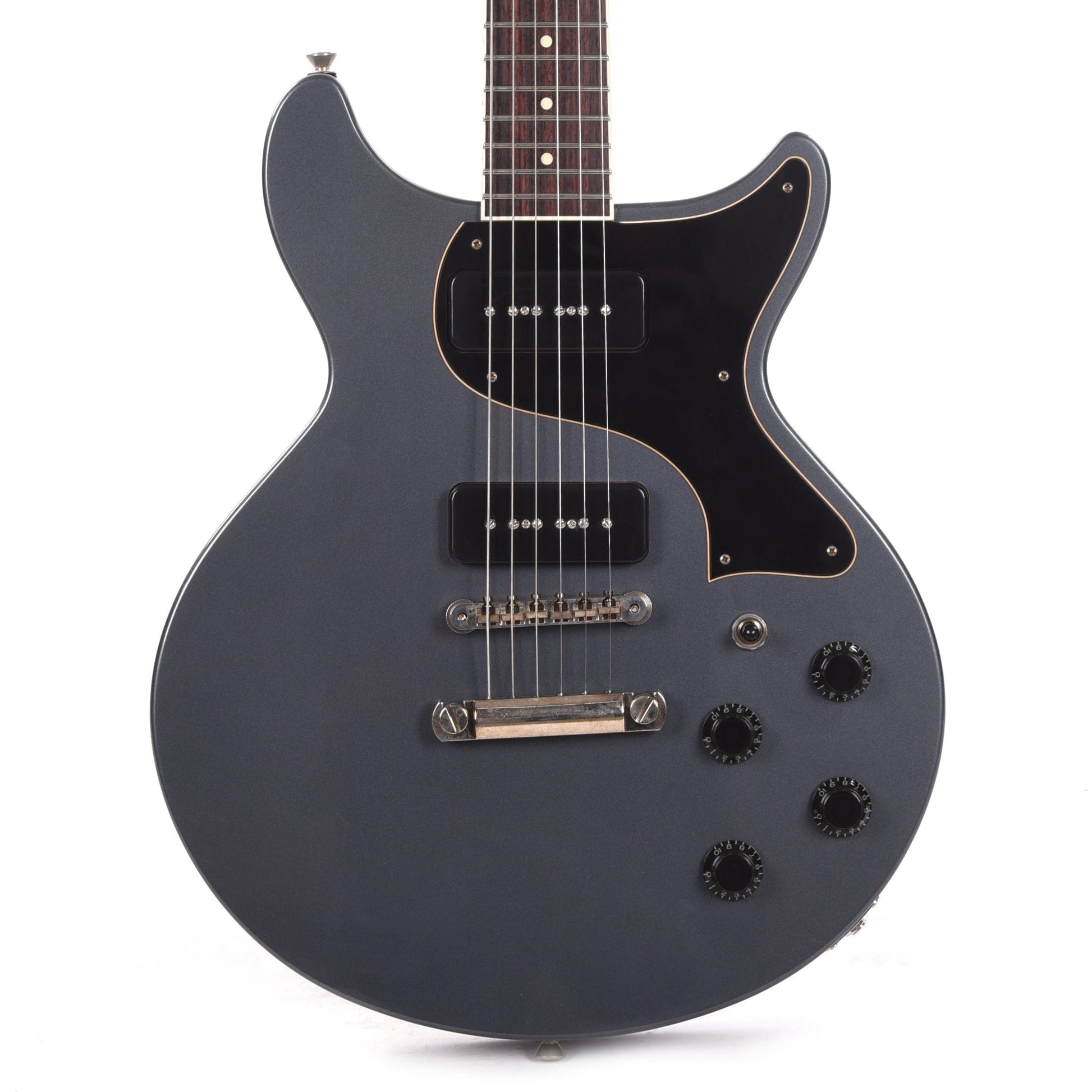 Collings 290 DC Aged Charcoal Frost w/Bound Fingerboard Electric Guitars / Solid Body