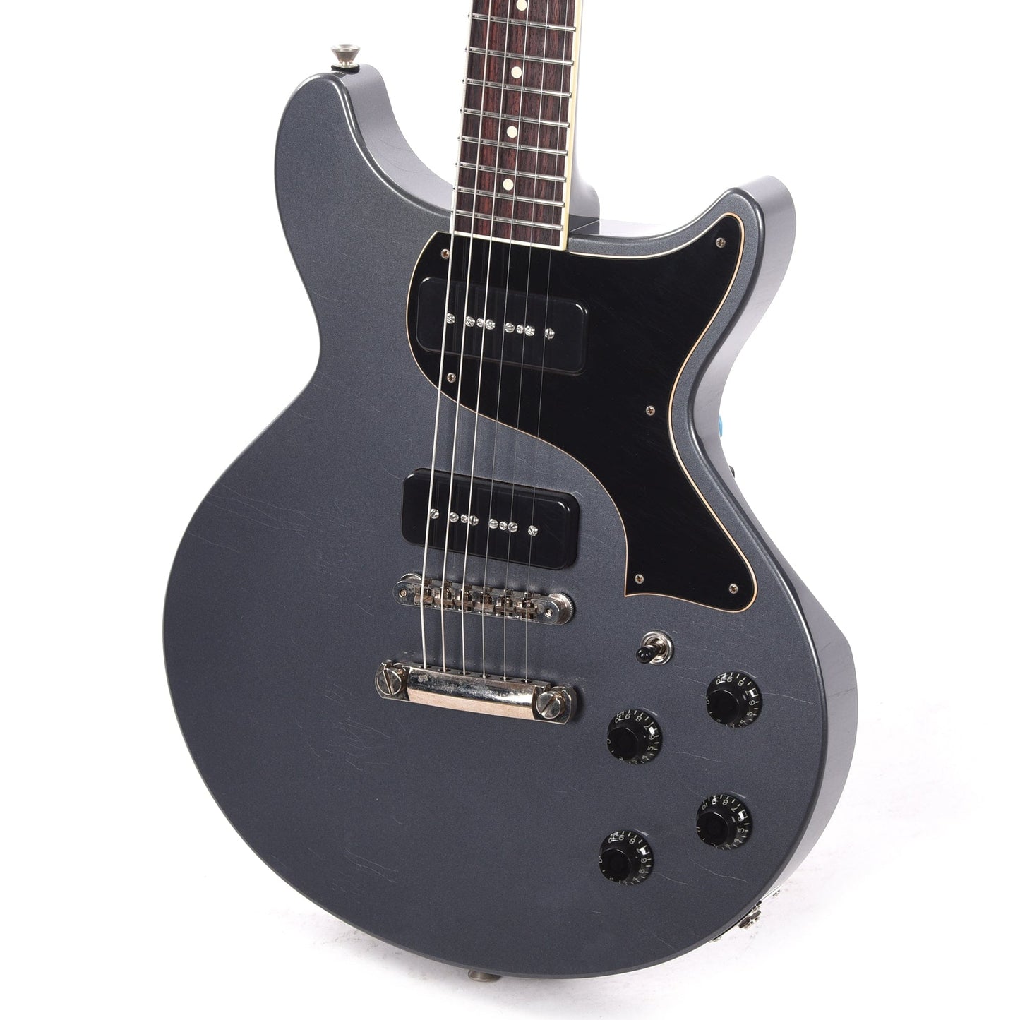 Collings 290 DC Aged Charcoal Frost w/Bound Fingerboard Electric Guitars / Solid Body