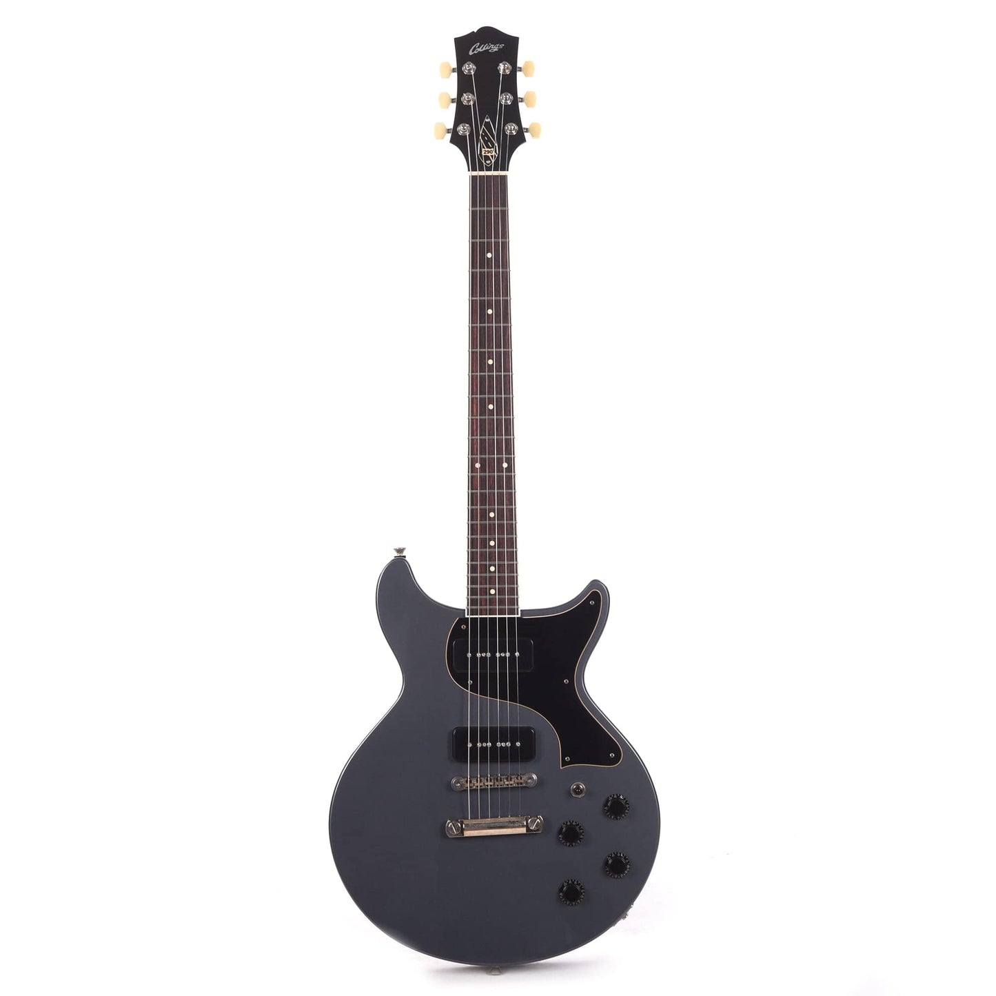 Collings 290 DC Aged Charcoal Frost w/Bound Fingerboard Electric Guitars / Solid Body