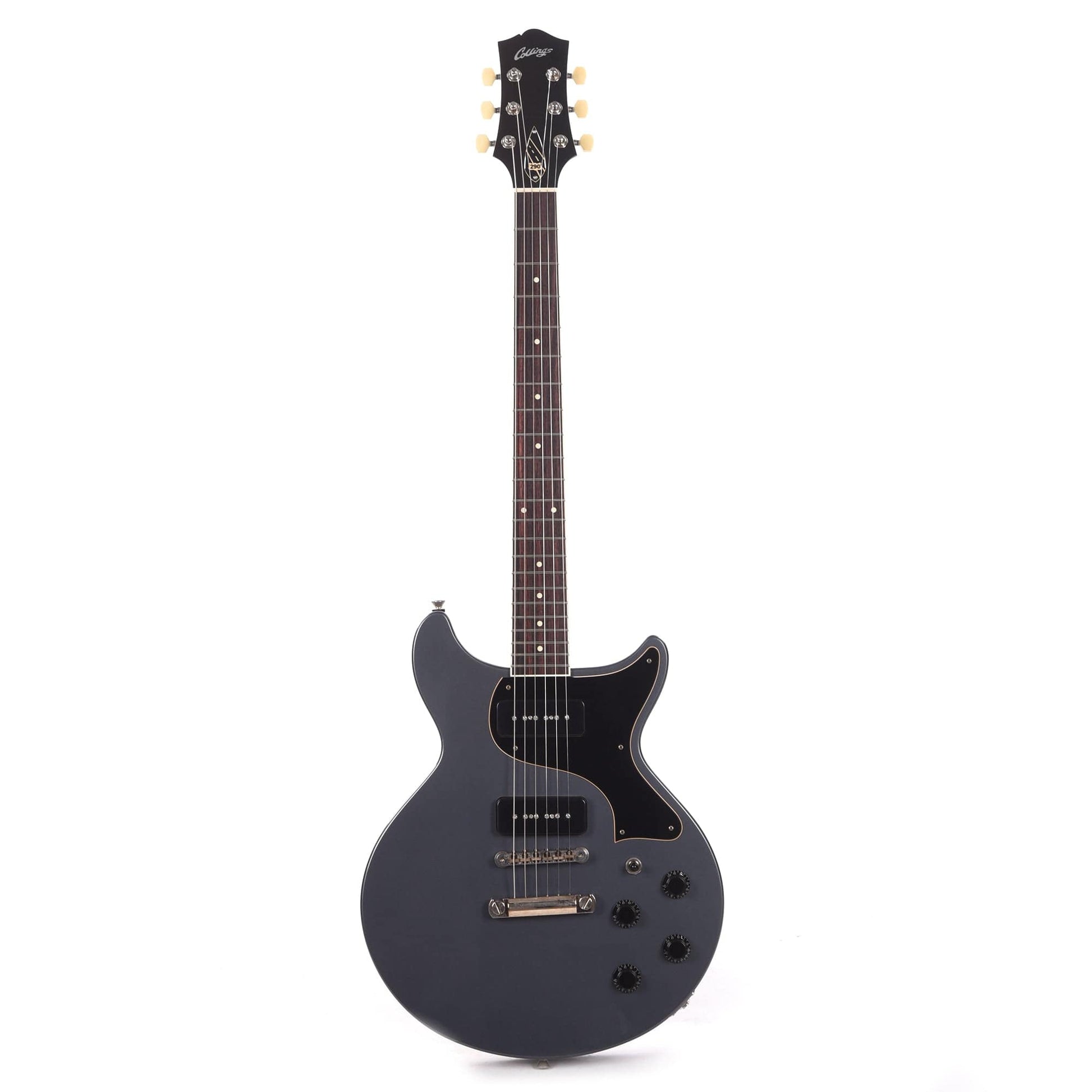 Collings 290 DC Aged Charcoal Frost w/Bound Fingerboard Electric Guitars / Solid Body