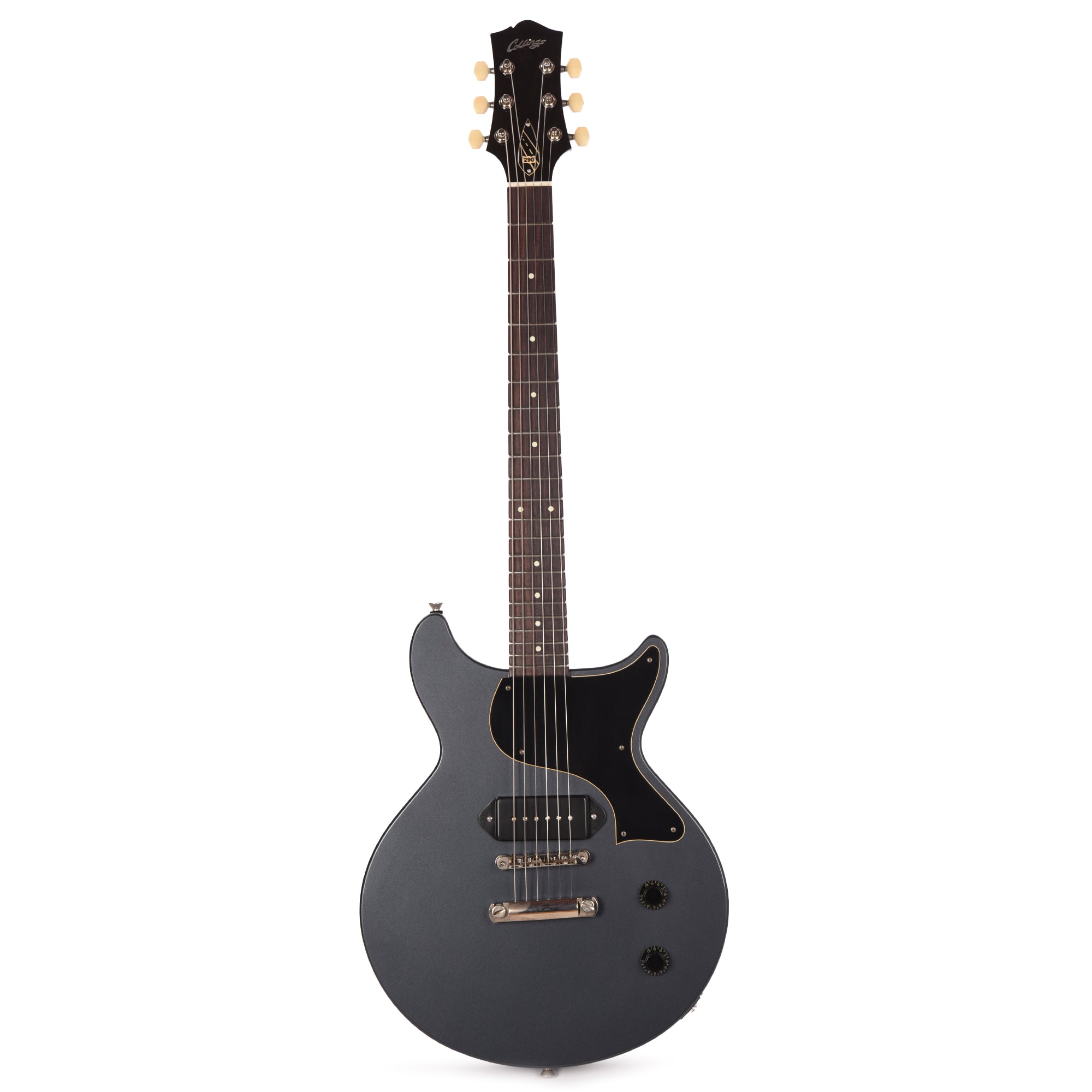 Collings 290 DC S Aged Charcoal Frost w/Lollar PIckups Electric Guitars / Solid Body