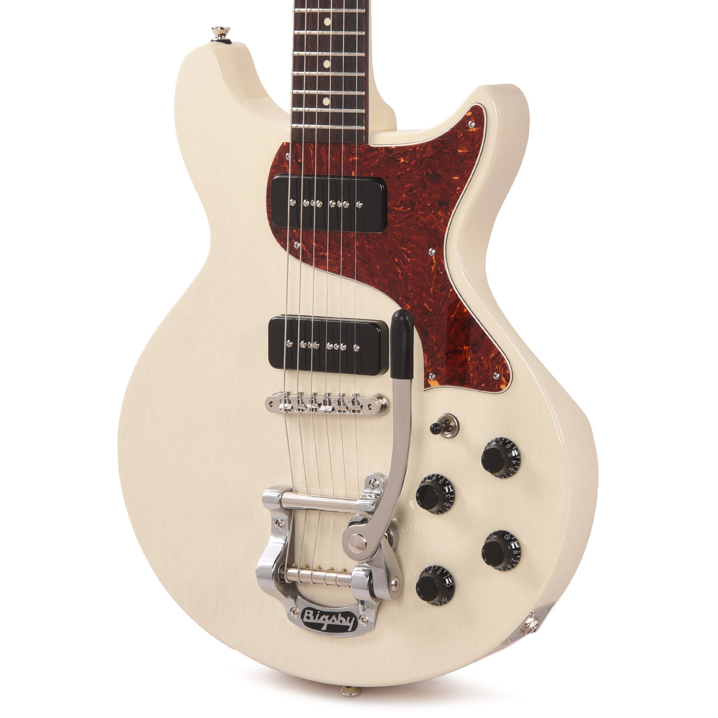 Collings 290 DC Vintage White w/Lollar PIckups & Bigsby Electric Guitars / Solid Body