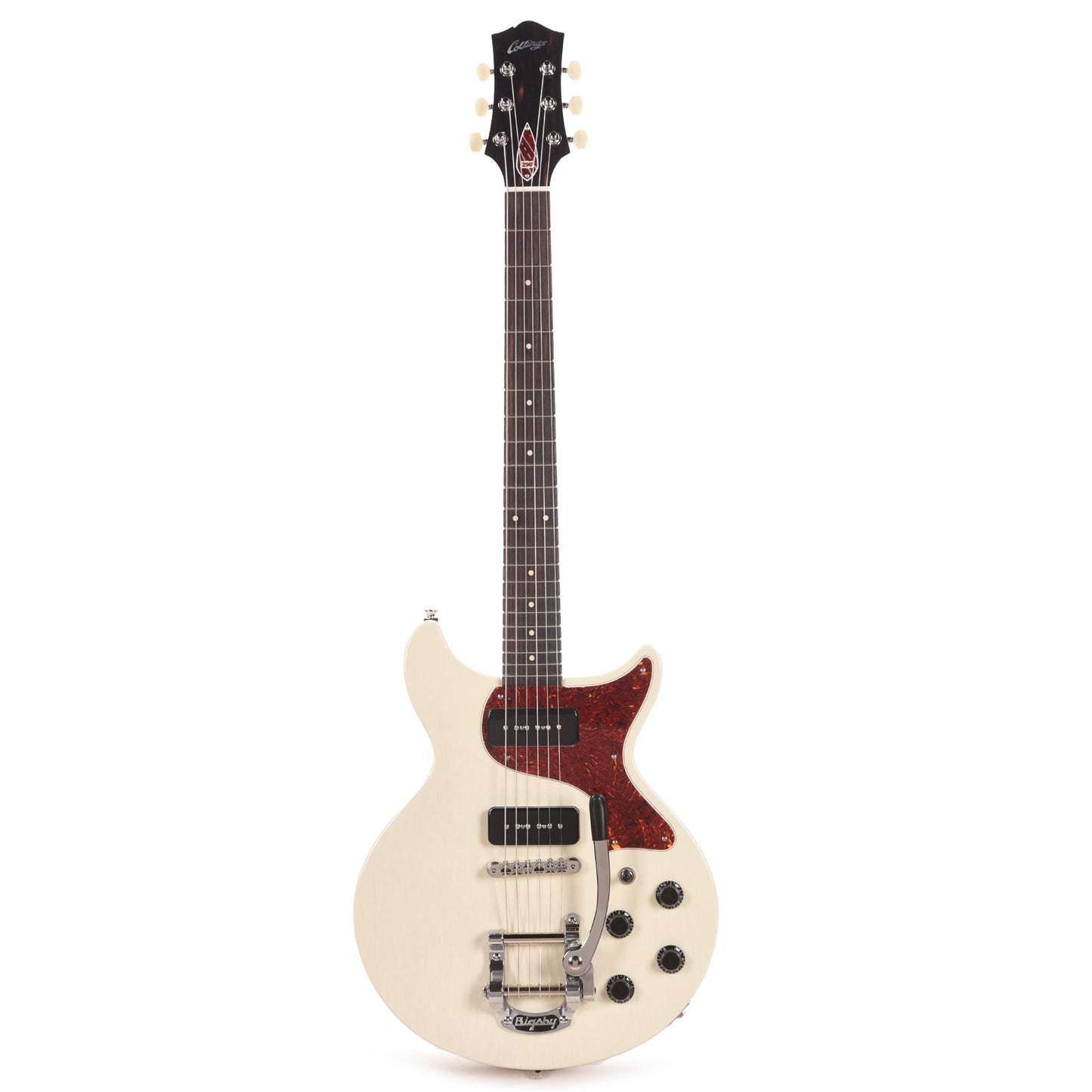 Collings 290 DC Vintage White w/Lollar PIckups & Bigsby Electric Guitars / Solid Body