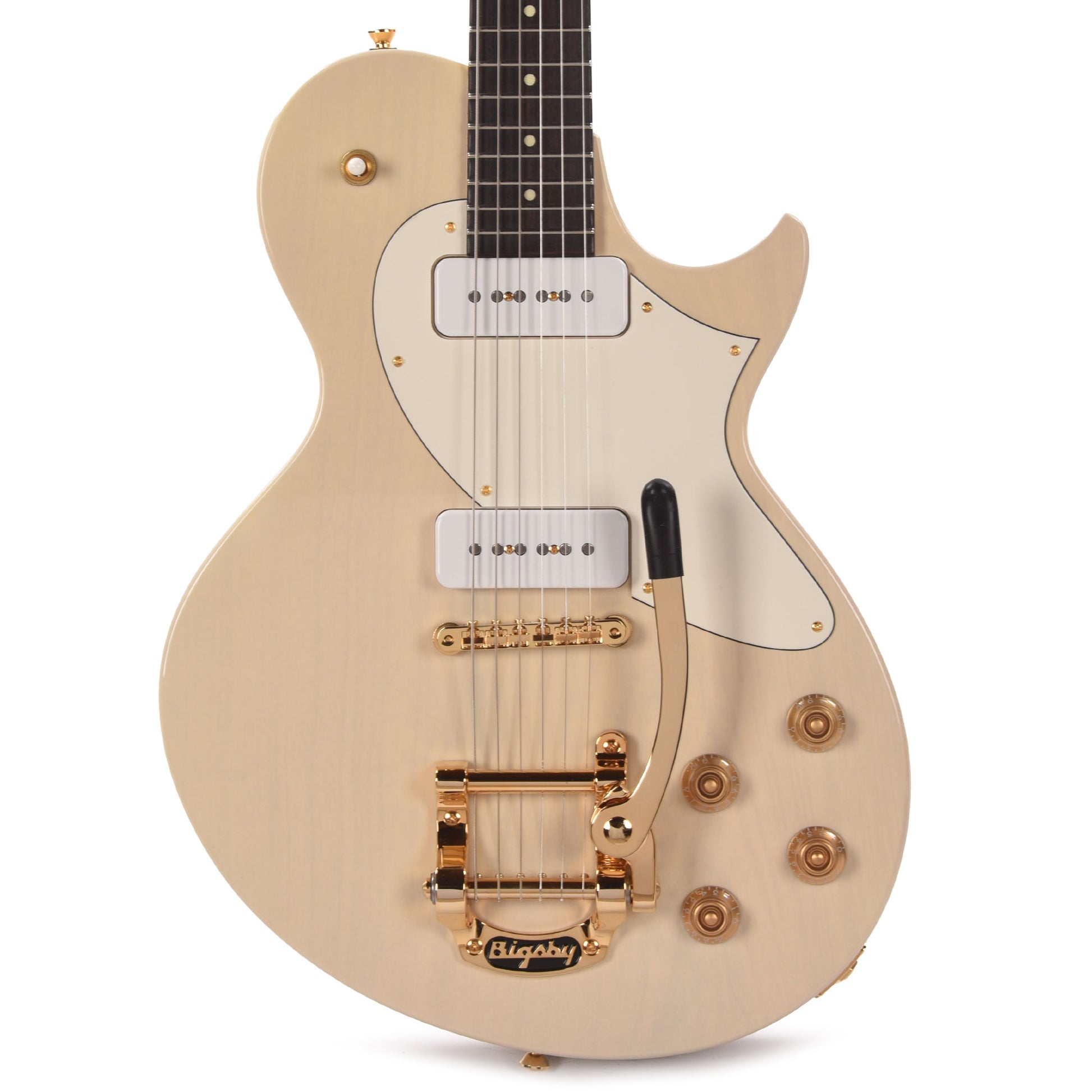 Collings 360 LT Ash Warm White w/Maple Neck, Gold Hardware, & Bigsby Electric Guitars / Solid Body