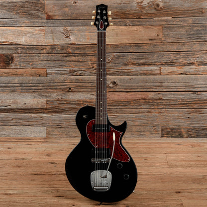 Collings 360 LT Jet Black w/Flame Maple Neck & Tortoise Pickguard Electric Guitars / Solid Body