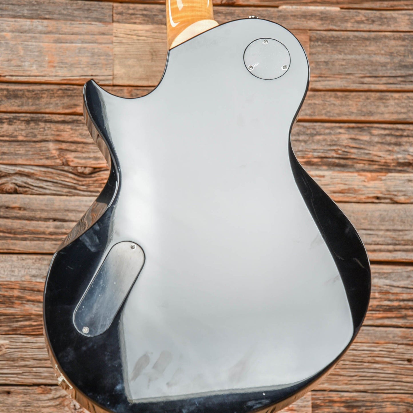 Collings 360 LT Jet Black w/Flame Maple Neck & Tortoise Pickguard Electric Guitars / Solid Body