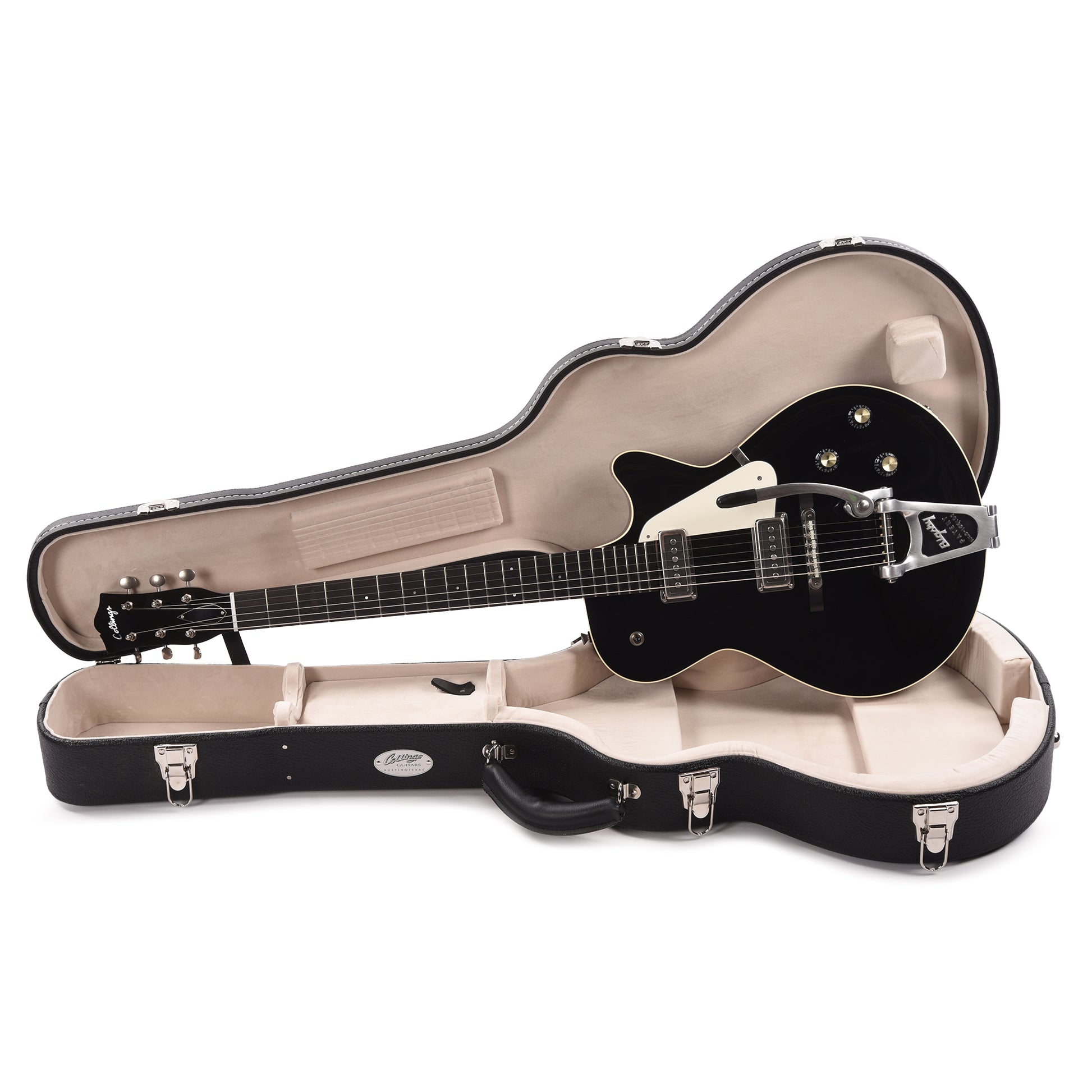 Collings 470 JL Julian Lage Signature Antiqued Black w/Bigsby Electric Guitars / Solid Body