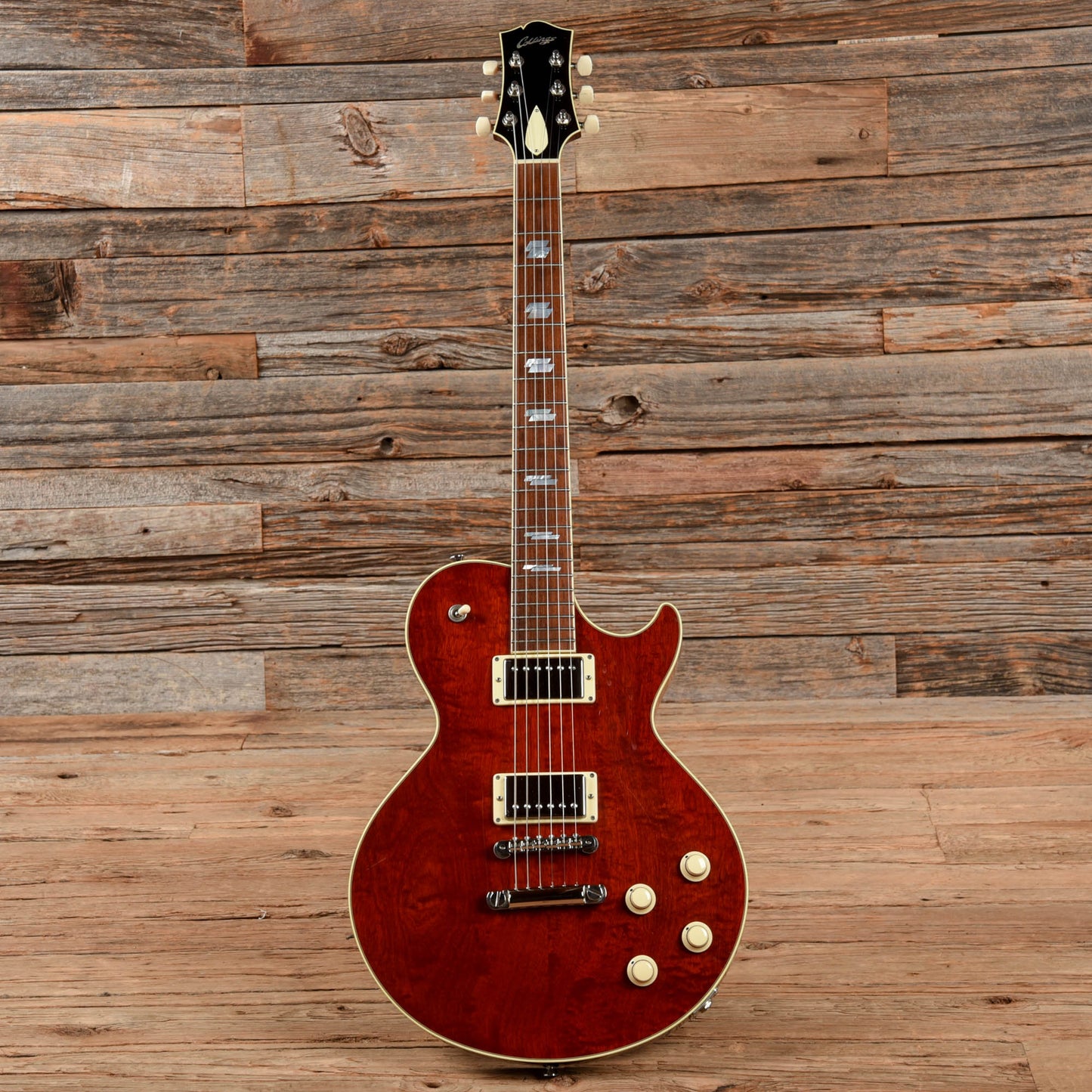 Collings City Limits Deluxe Mahogany Top 1959 Faded Crimson Electric Guitars / Solid Body