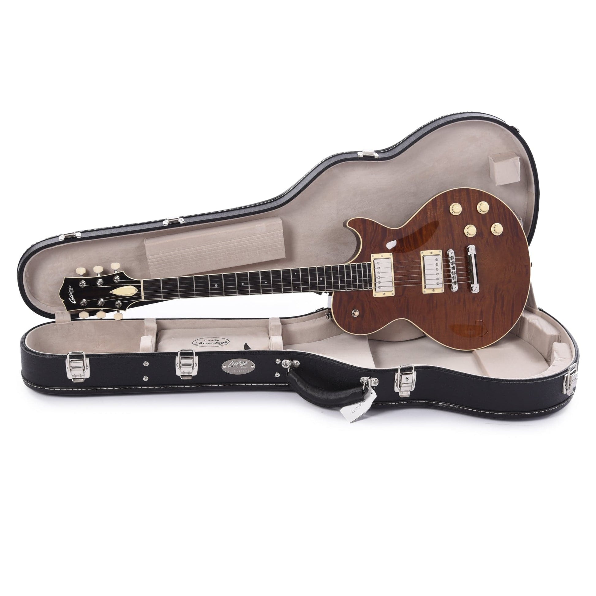 Collings CL Deluxe Quilted Maple Caramel Electric Guitars / Solid Body