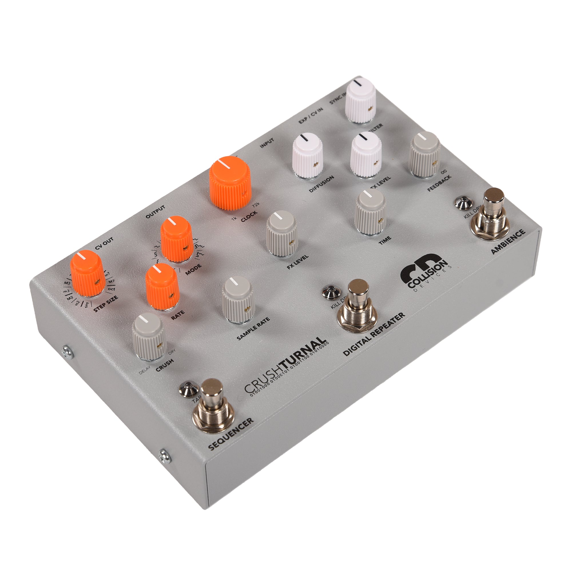 Collision Devices CRUSHTURNAL Delay/Sample Reducer/Reverb/Clock Sequencer Pedal Effects and Pedals / Delay