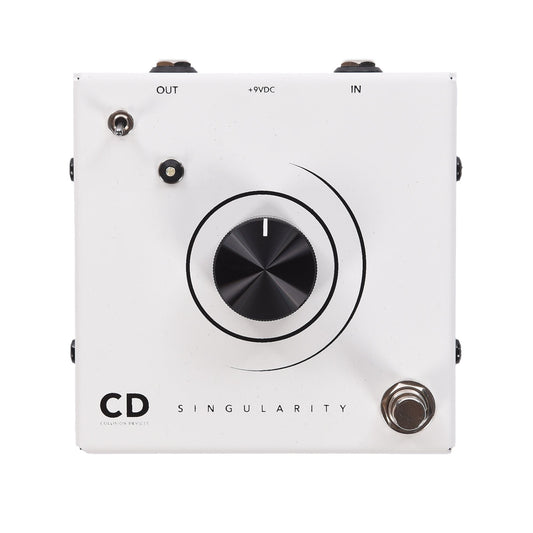 Collision Devices Singularity One Knob Fuzz Pedal White Effects and Pedals / Fuzz