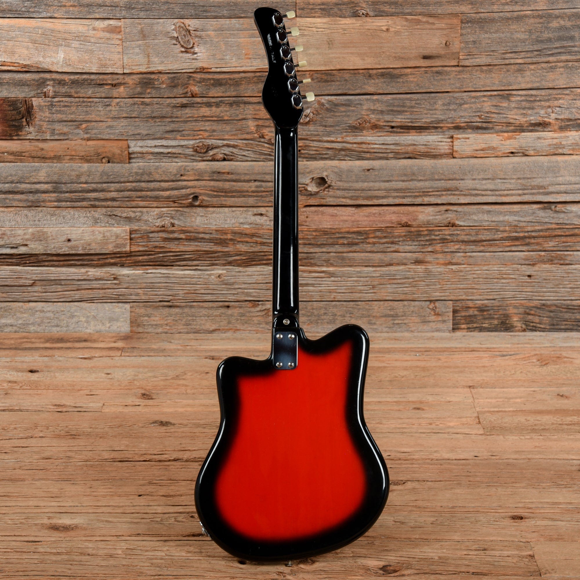 Continental 2 Pickup Electric Red Burst 1960s Electric Guitars / Solid Body