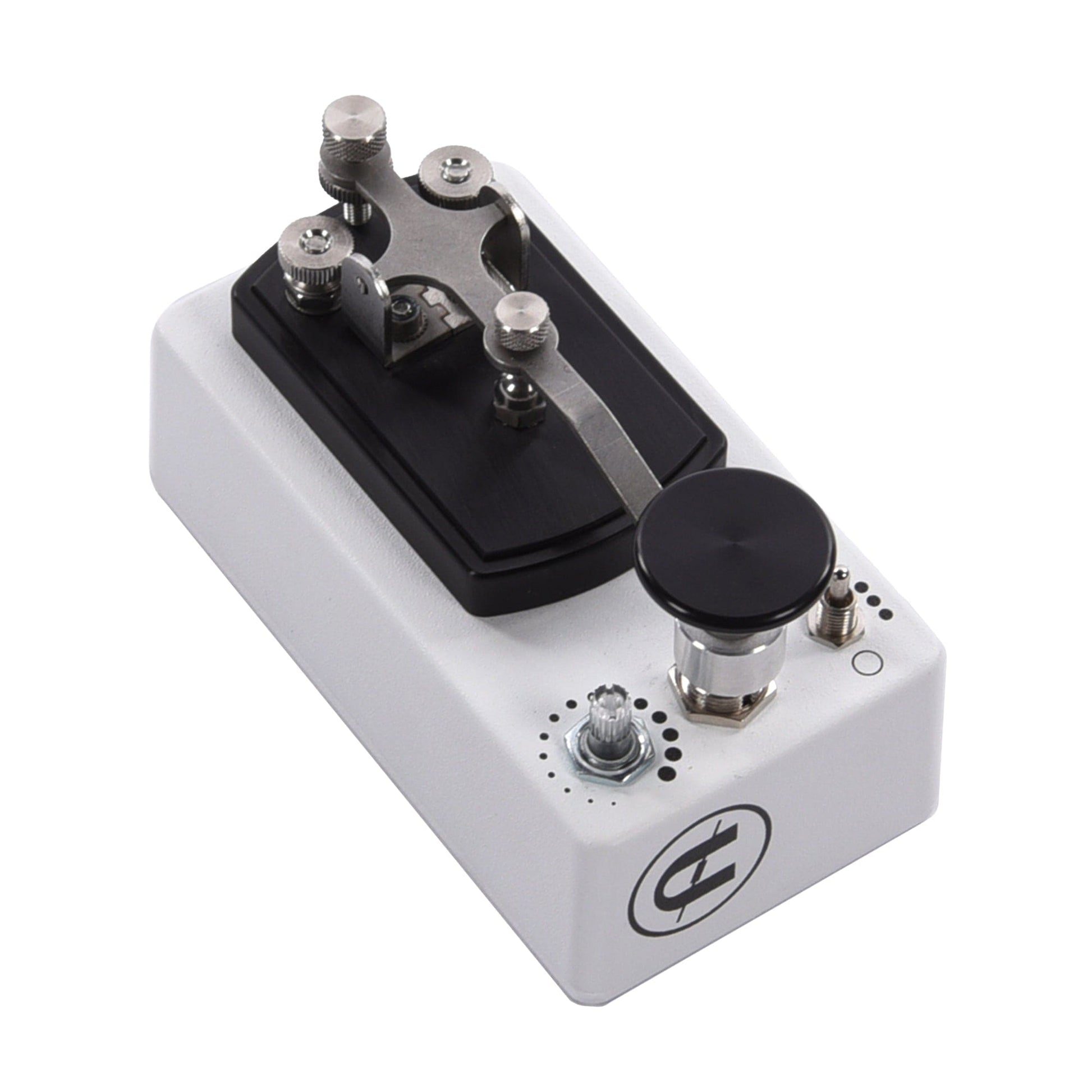 coppersound pedals telegraph v2 CopperSound Pedals Telegraph V2 Auto-Stutter & Killswitch Pedal Alpine White