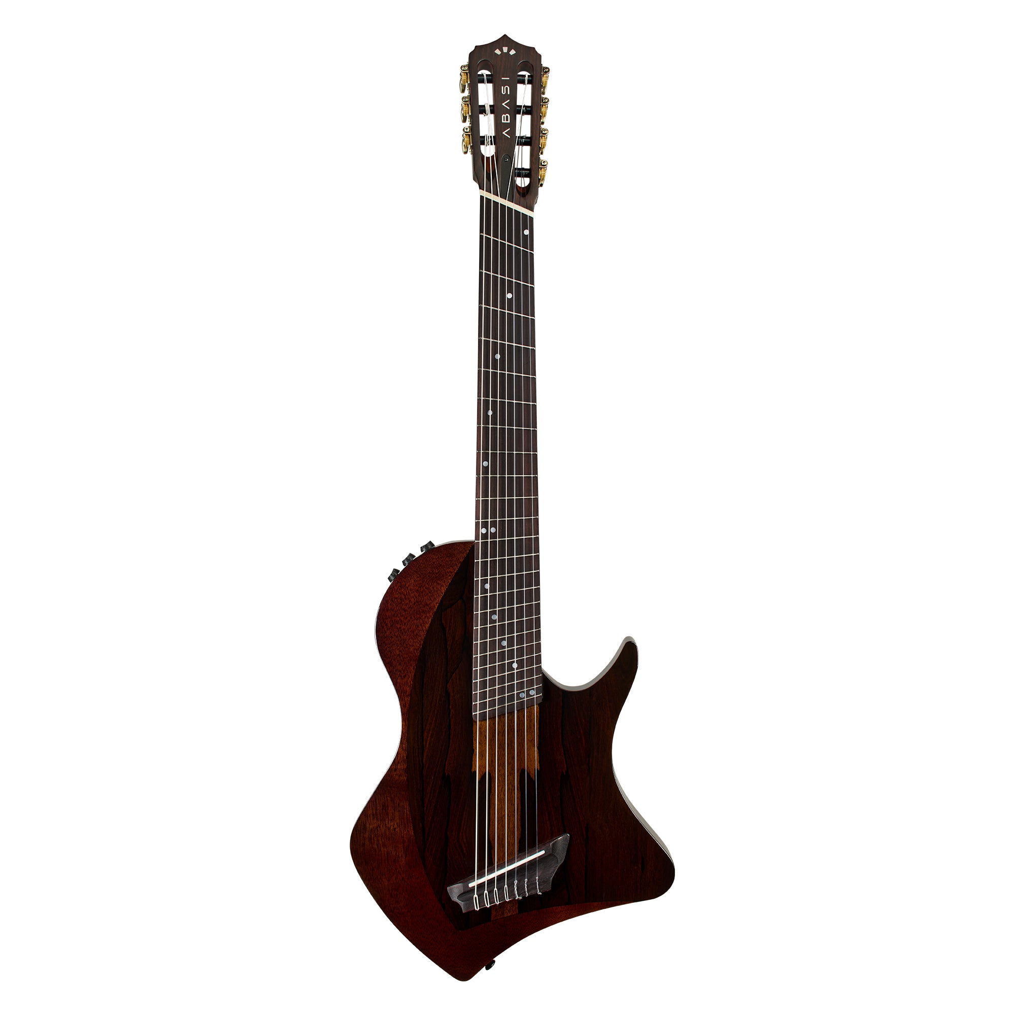 7 Stringed Instruments Cordoba Abasi Stage 7 7-String Solidbody Nylon String Acoustic-Electri ...