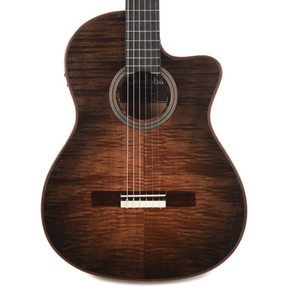 Cordoba Fusion 12 Exotic Top Series Cinnamon Burst Acoustic Guitars / Classical