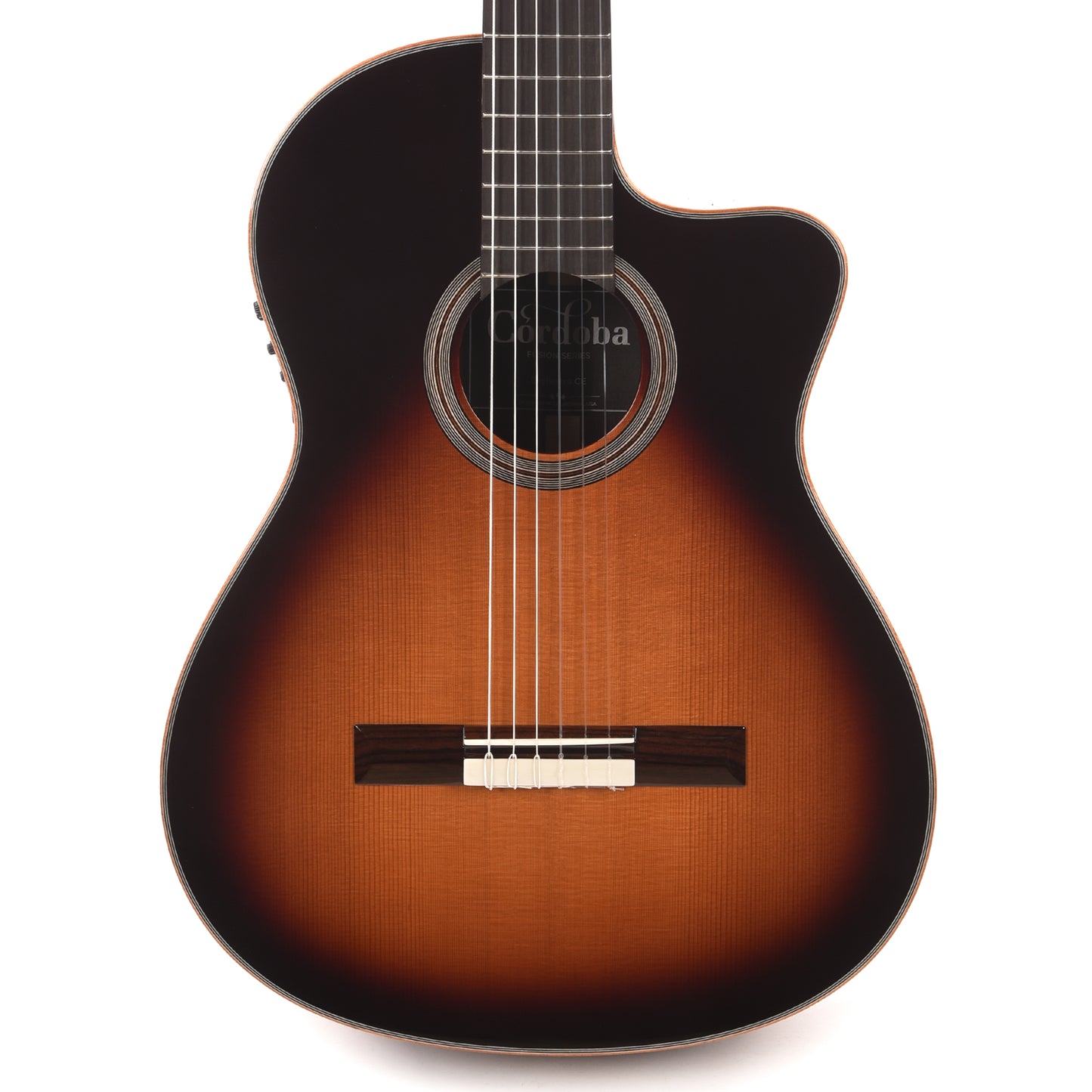 Cordoba Fusion Orchestra CE CD Tear Drop Burst Acoustic Guitars / Classical