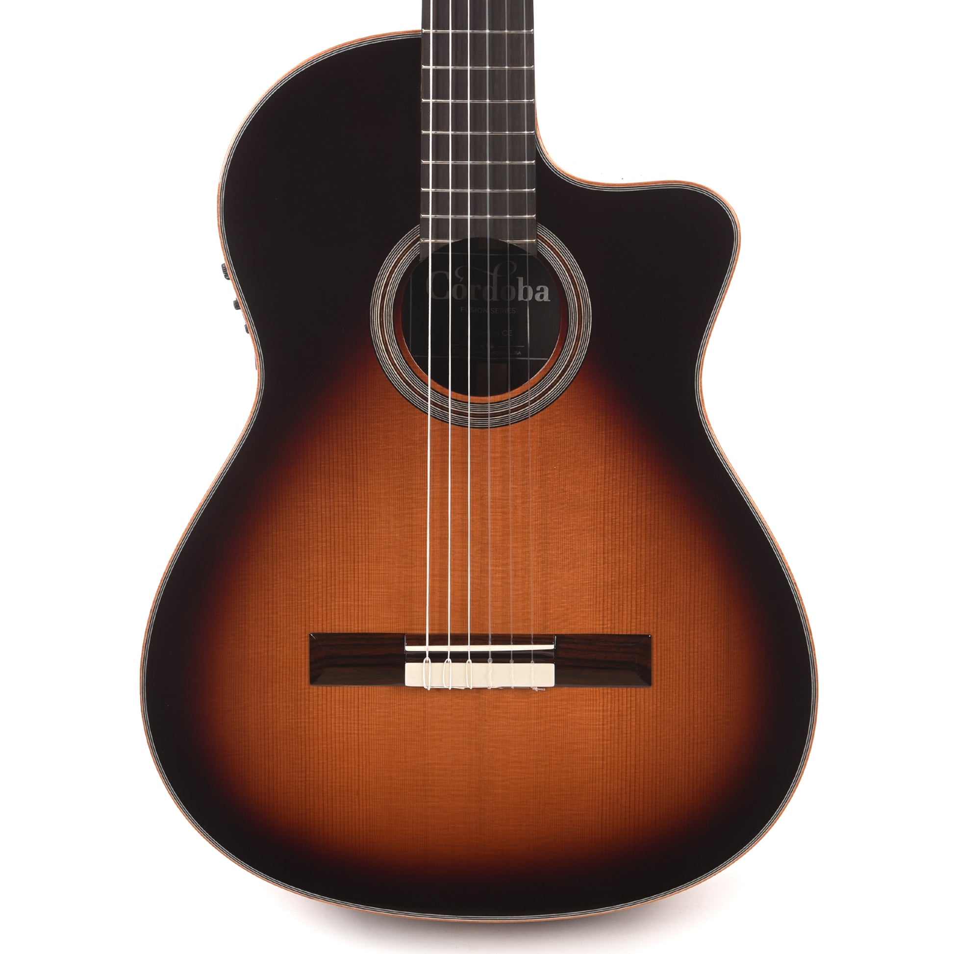 Cordoba Fusion Orchestra CE CD Tear Drop Burst Acoustic Guitars / Classical