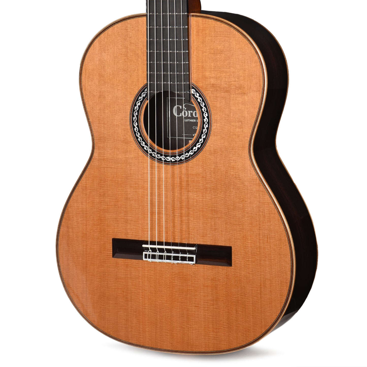 Cordoba Luthier C12 CD Western Red Cedar/Rosewood/Flamed Maple Natural Acoustic Guitars / Classical