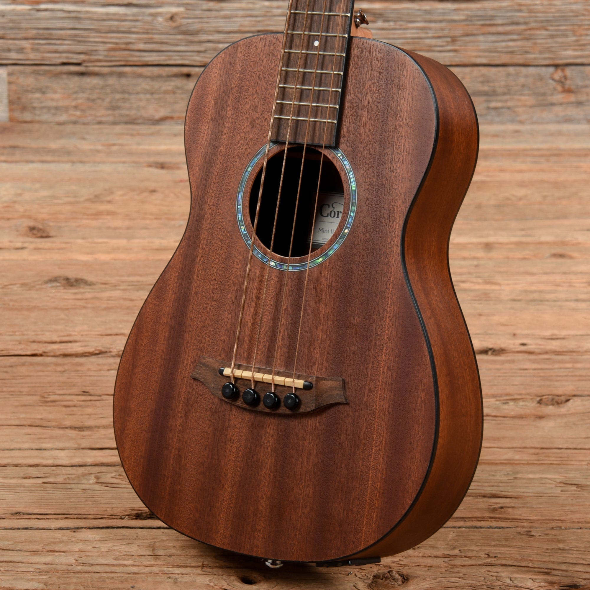 Cordoba Mini II Bass Natural Bass Guitars / 4-String