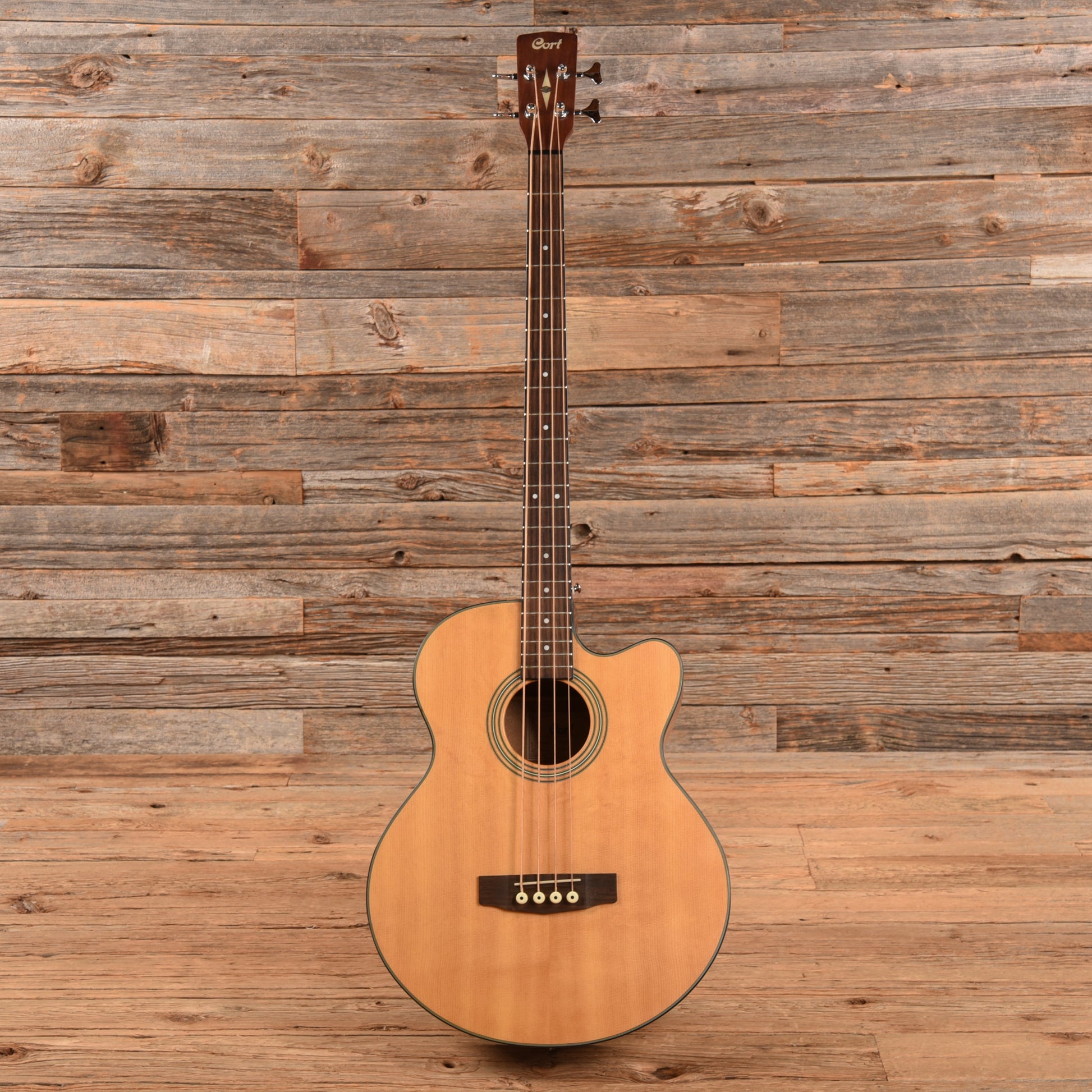 Cort SJB5F NS Acoustic 4-String Bass Satin Natural Bass Guitars / 4-String