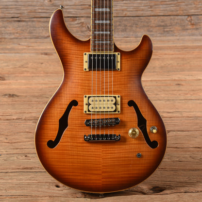 Cort M800 Semi Hollow Body Electric Sunburst Electric Guitars / Semi-Hollow