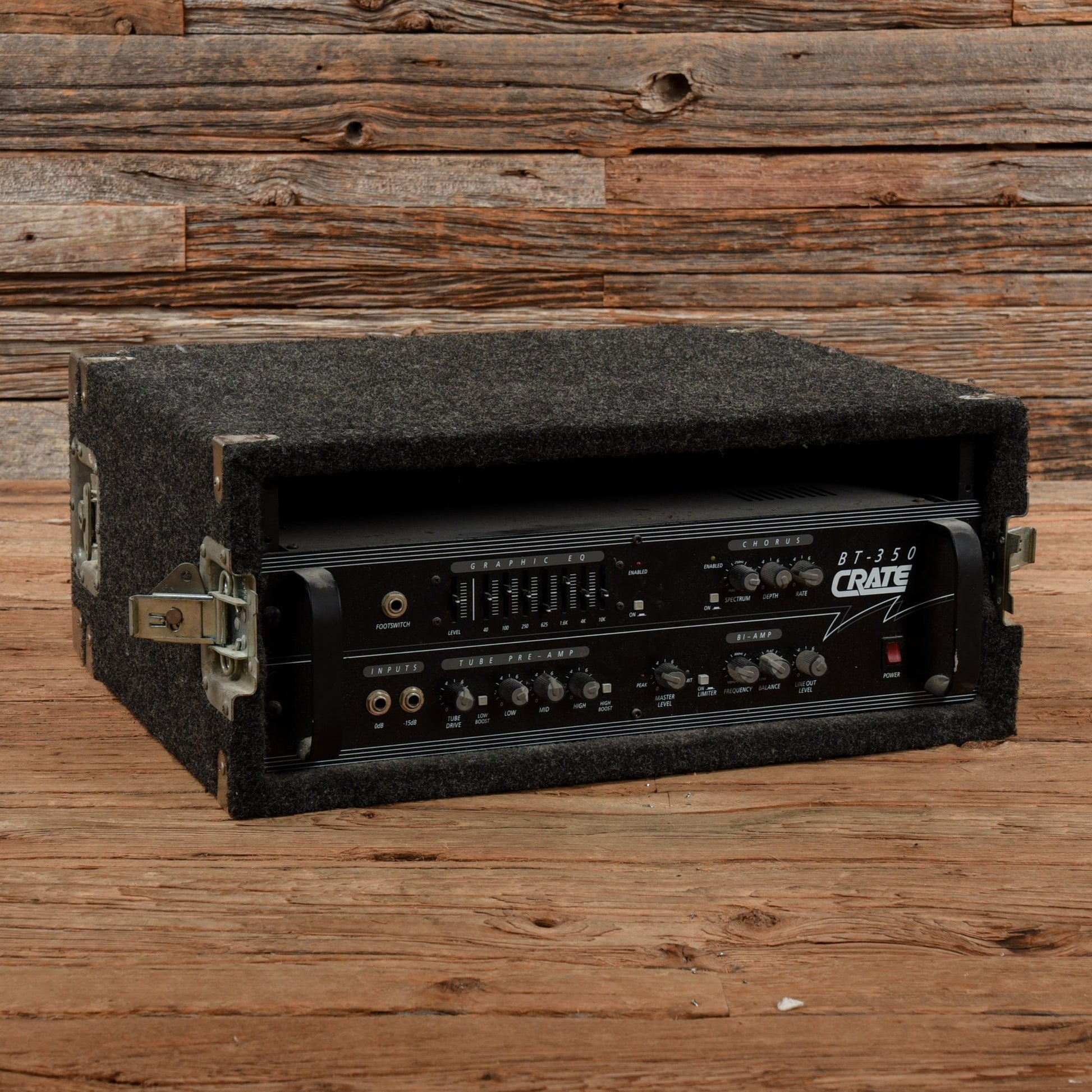 Crate BT-350 "ThunderBass" 350-Watt Rackmount Bass Amp Head Amps / Bass Cabinets