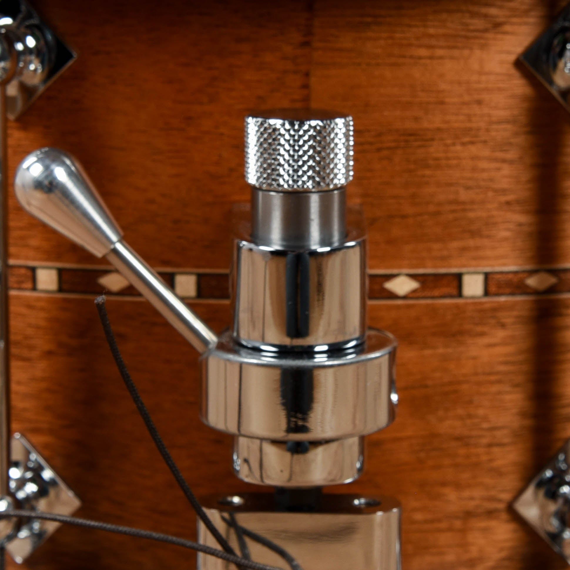 Craviotto Custom Shop 6.5x14 Snare Drum Mahogany Maple w/ Cherry Inlay Snare Drum USED Drums and Percussion / Acoustic Drums / Snare