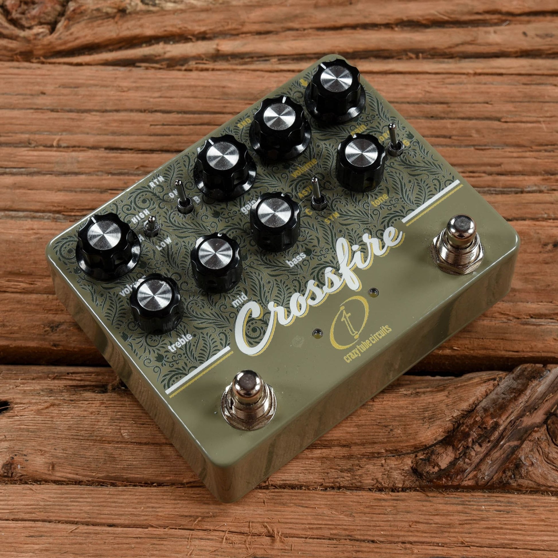 crossfire pedals Crazy Tube Circuits Crossfire Dual Overdrive