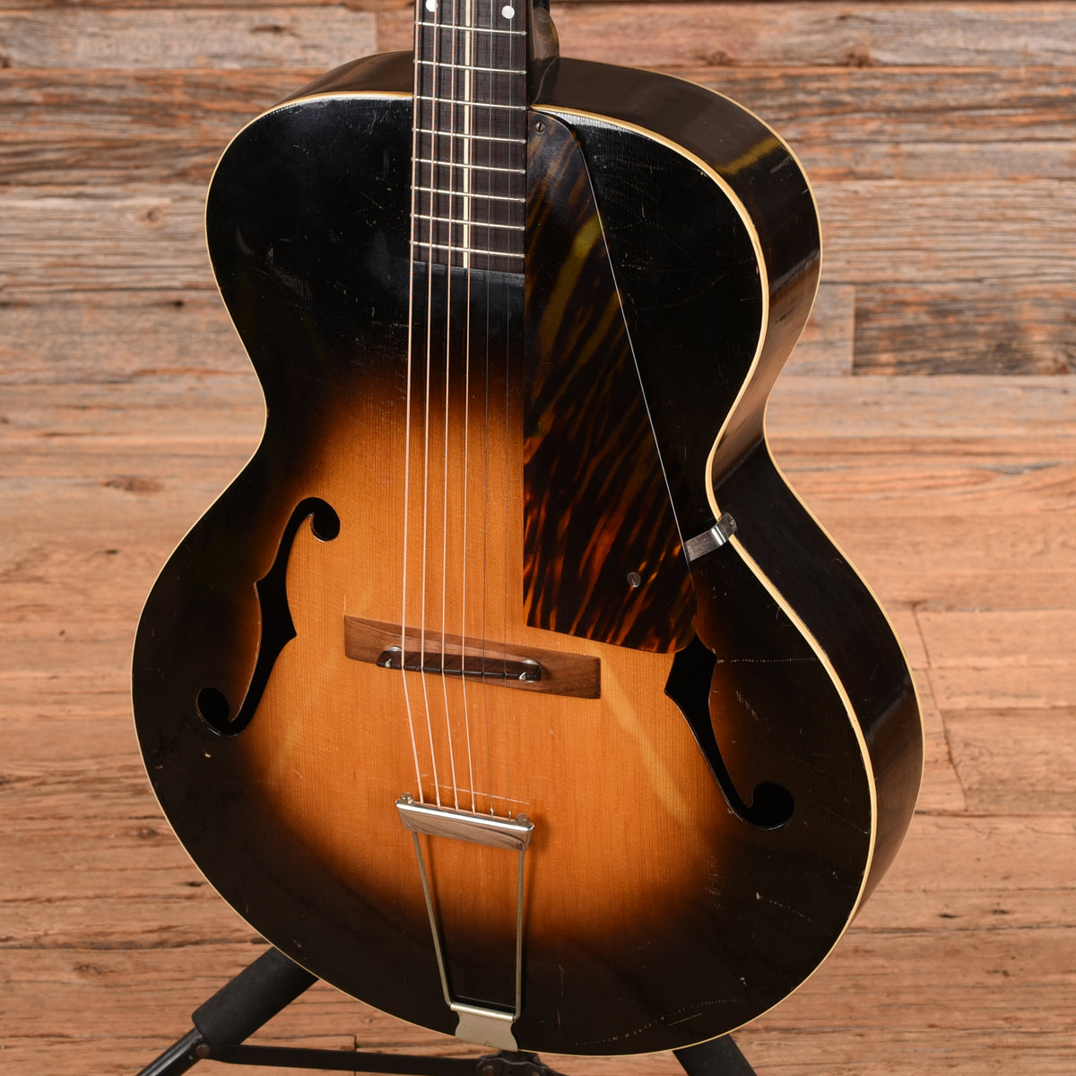 Cromwell ES-125 Style Hollowbody Sunburst 1930s Acoustic Guitars