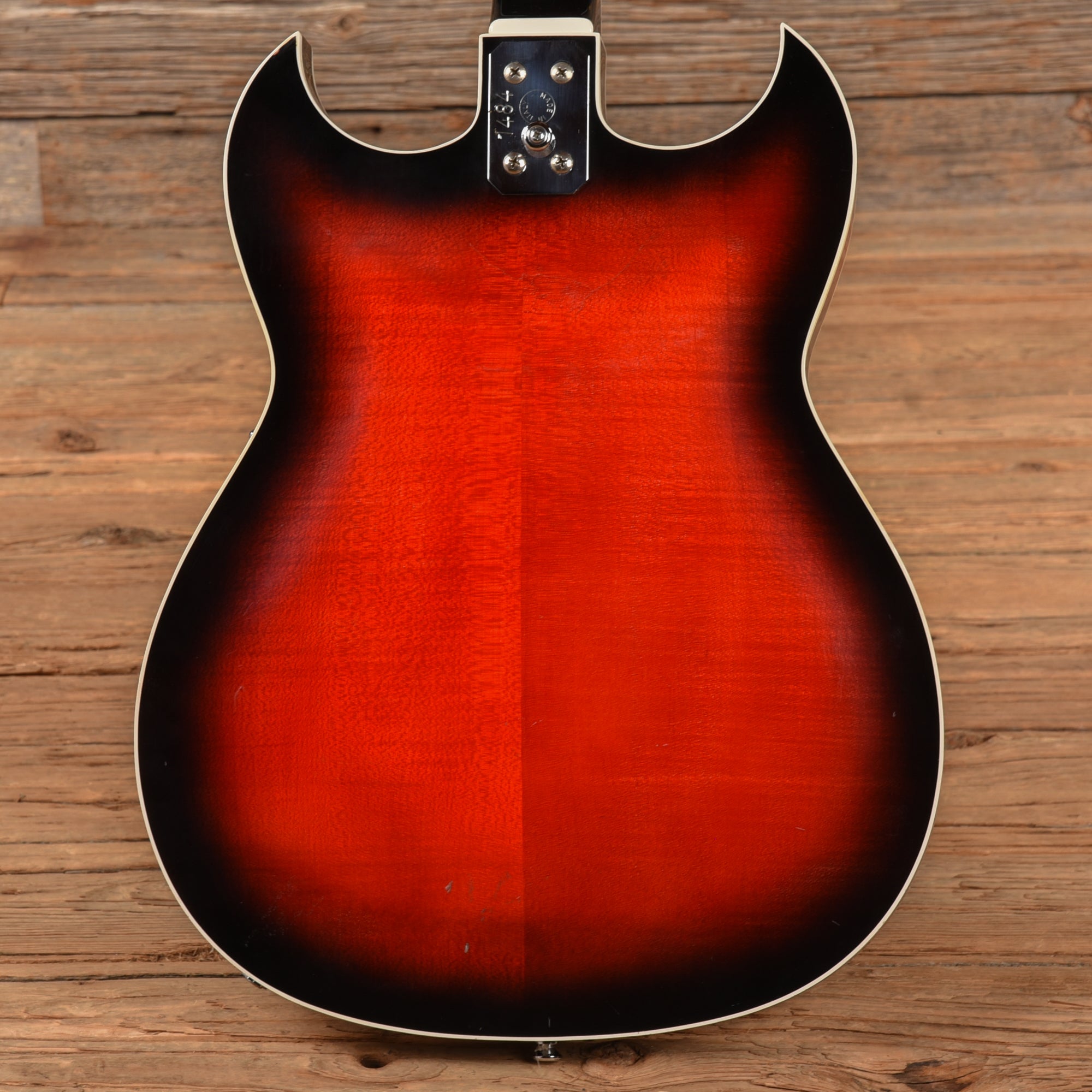 Crucianelli Elite Hollowbody Bass Sunburst 1960s Bass Guitars / 4-String