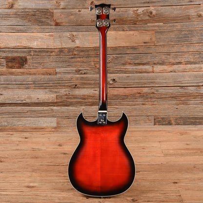 Crucianelli Elite Hollowbody Bass Sunburst 1960s Bass Guitars / 4-String