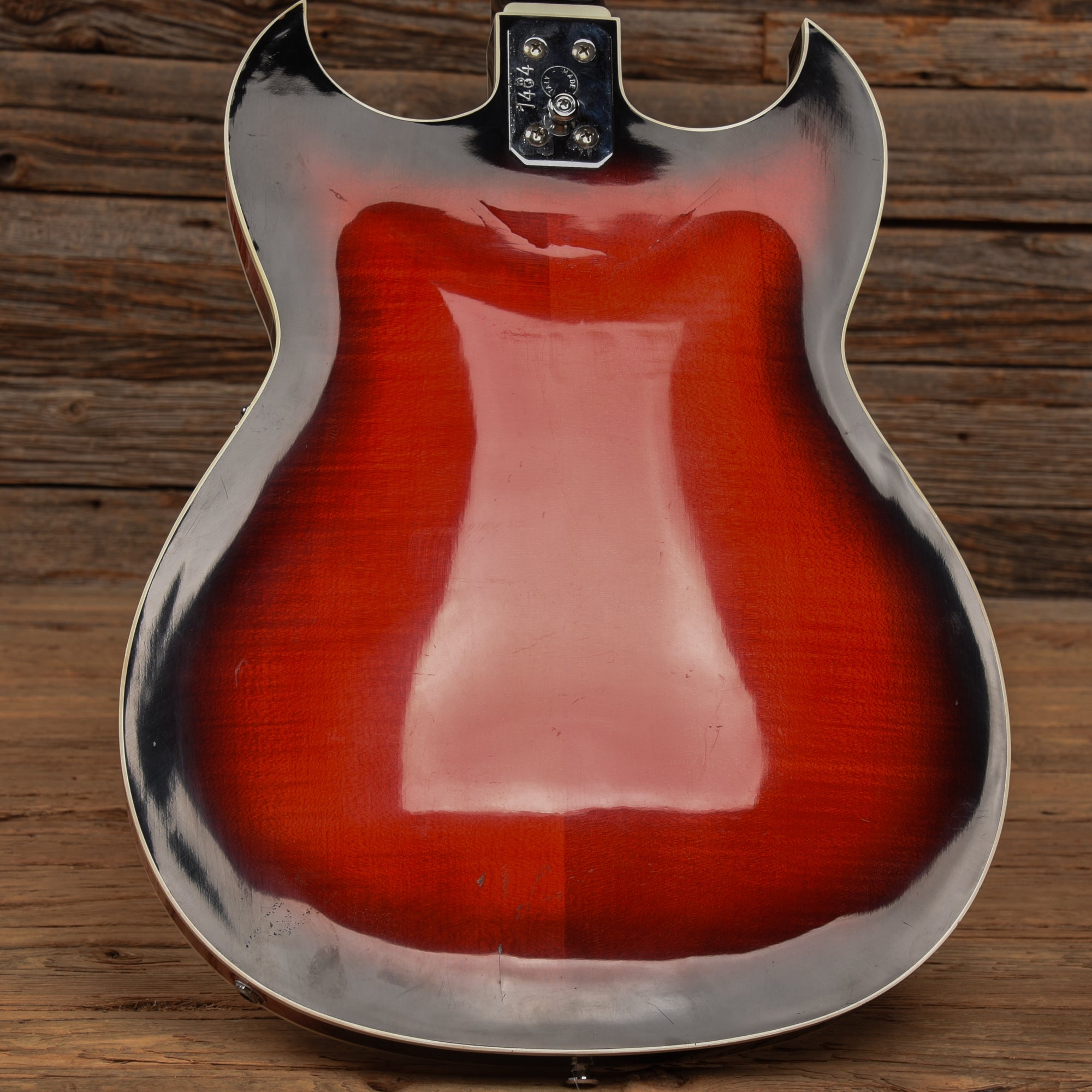 Crucianelli Elite Hollowbody Bass Sunburst 1960s Bass Guitars / 4-String