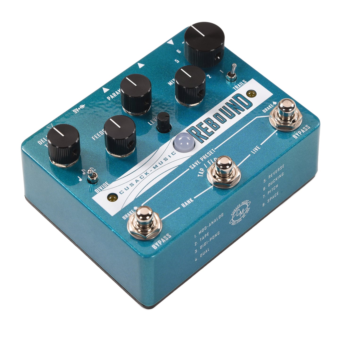 Cusack Music Rebound Multi-Program Delay Pedal Effects and Pedals / Delay