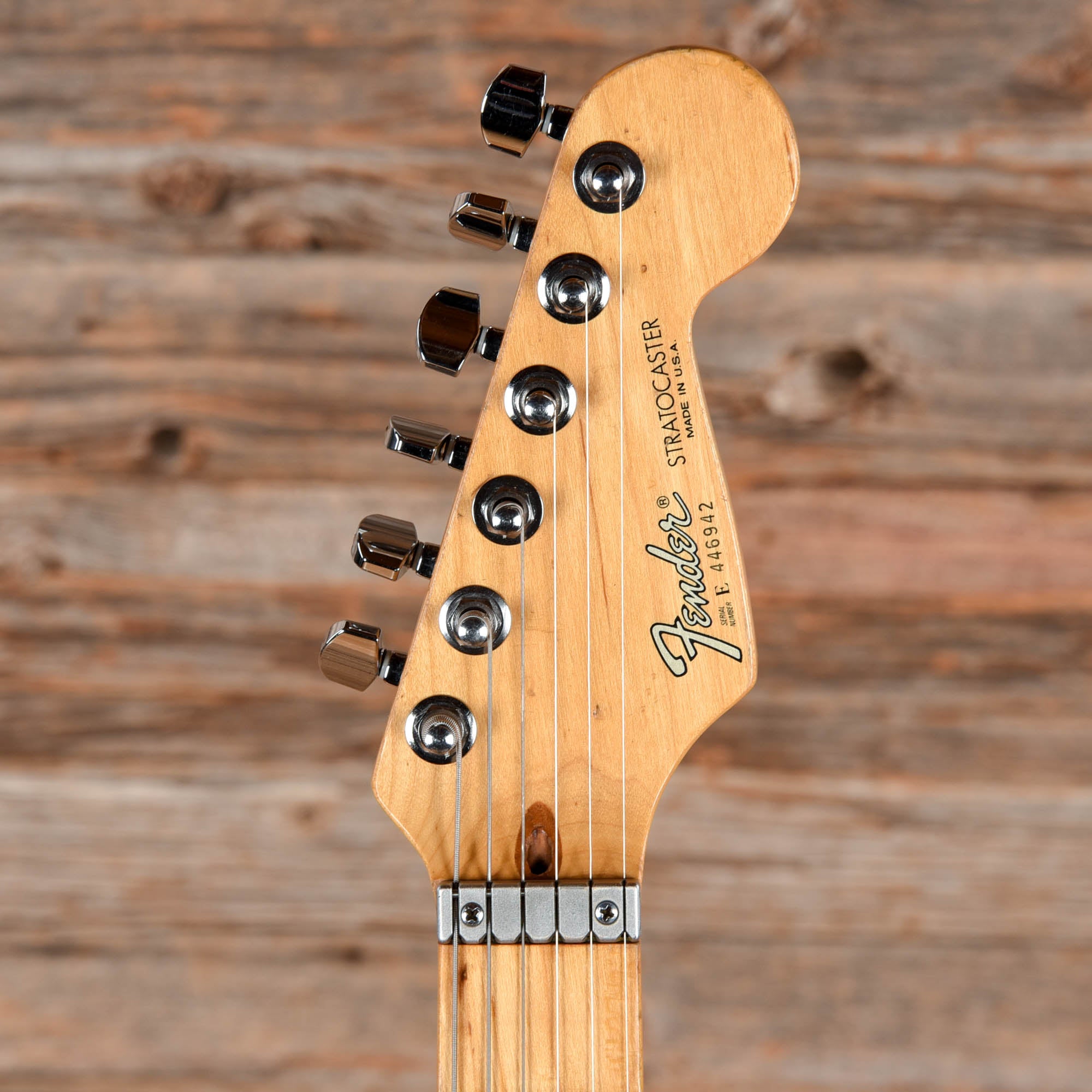 Fender Stratocaster Plus Neck with Unknown Fender Body Gun Metal Blue