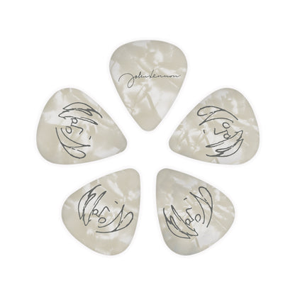 D'Addario John Lennon Signature Guitar Picks Medium Gauge (.70mm) 10-Pack Accessories / Picks