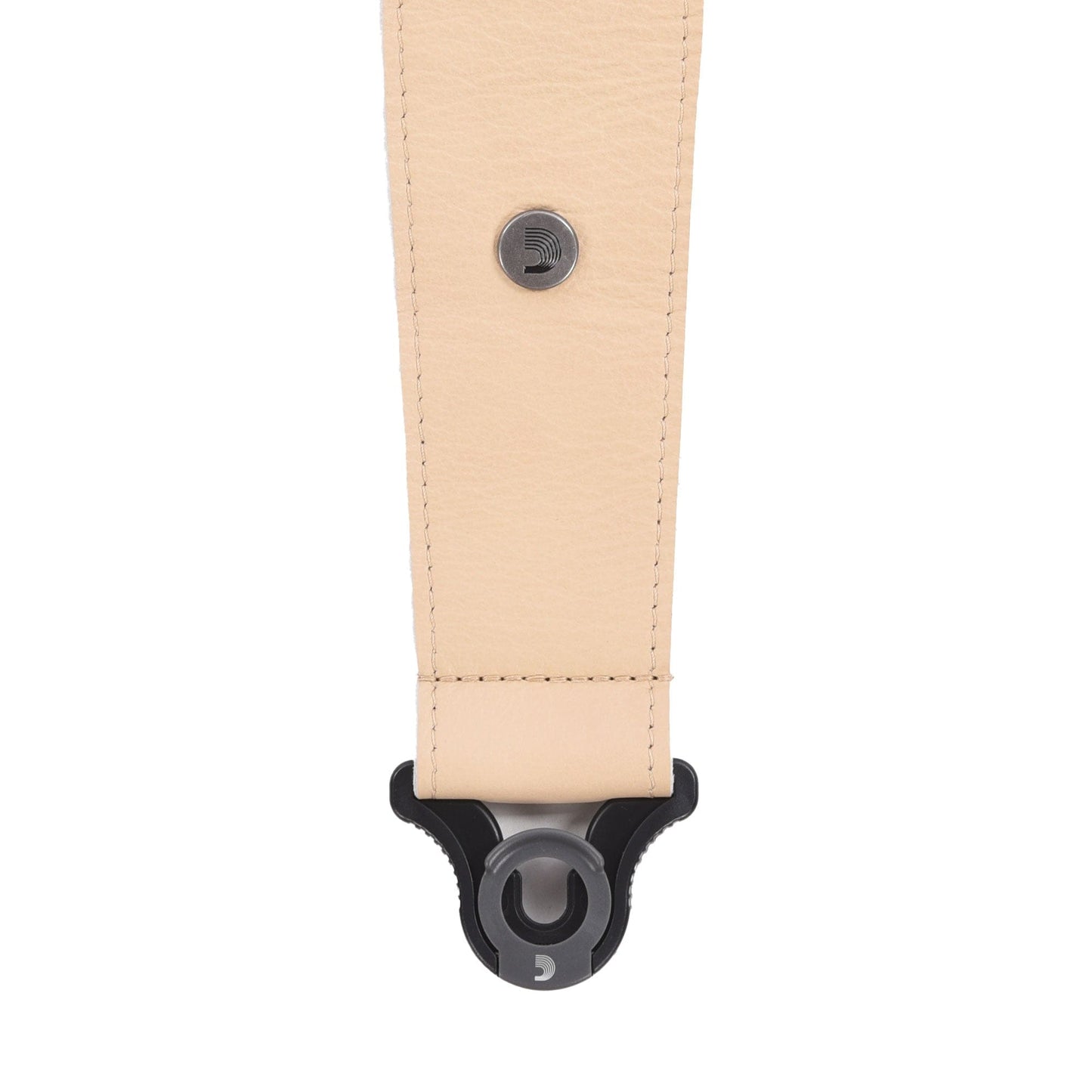 D'Addario 2.5" Comfort Leather Auto Lock Guitar Strap Tan Accessories / Straps
