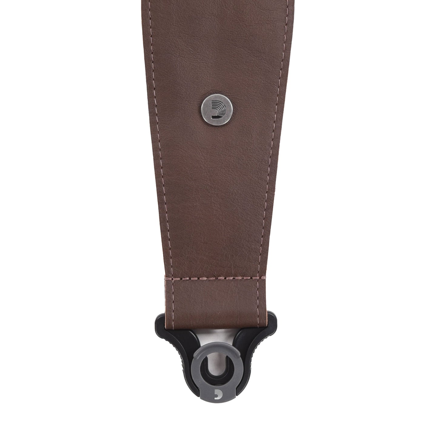 D'Addario 3.0" Comfort Leather Auto Lock Guitar Strap Brown Accessories / Straps